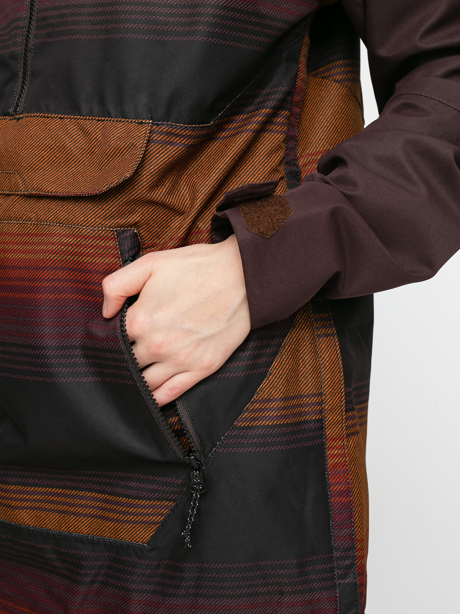 Damska Kurtka snowboardowa Volcom Mirror Pullover (stripe)