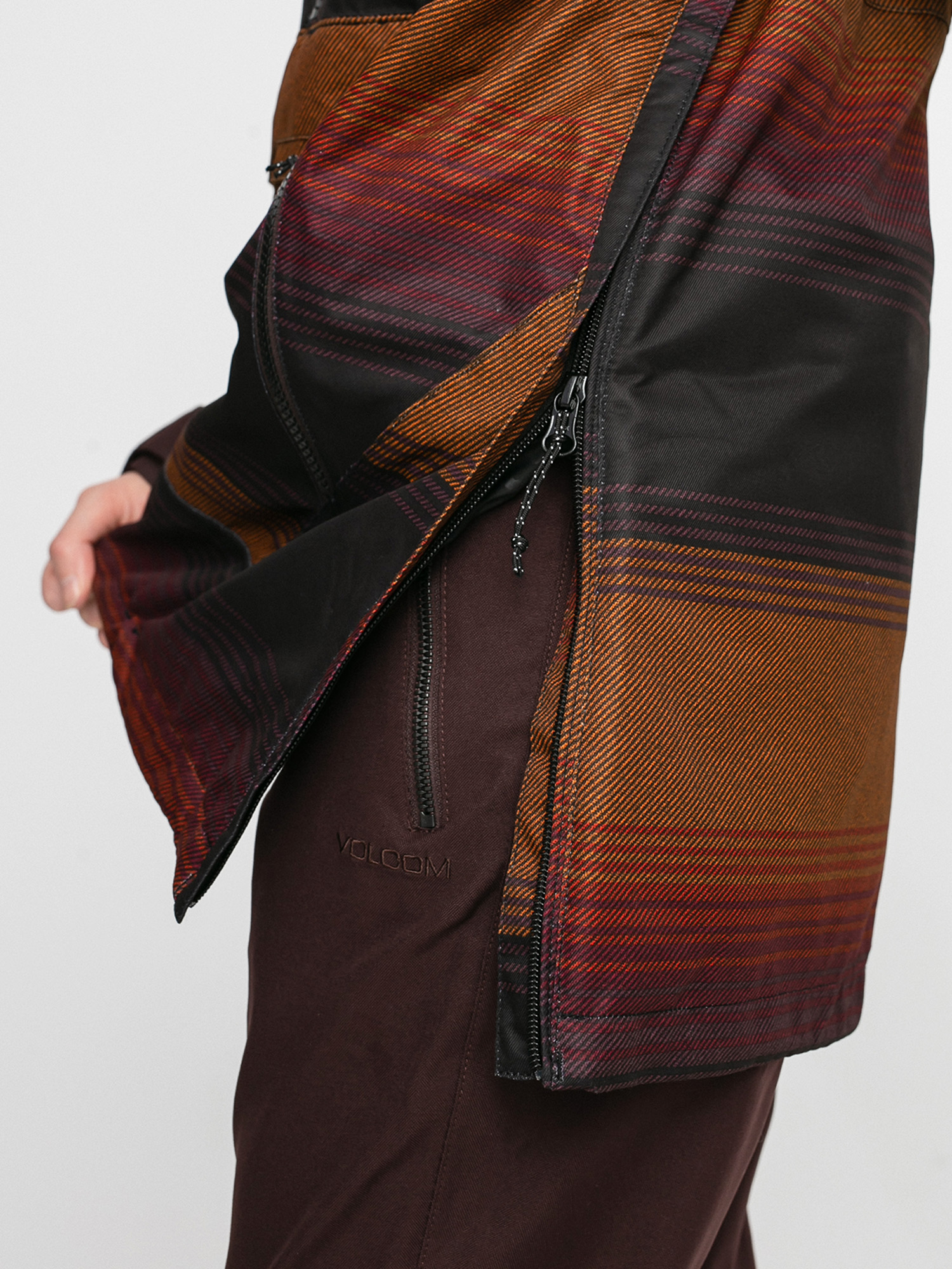 Damska Kurtka snowboardowa Volcom Mirror Pullover (stripe)
