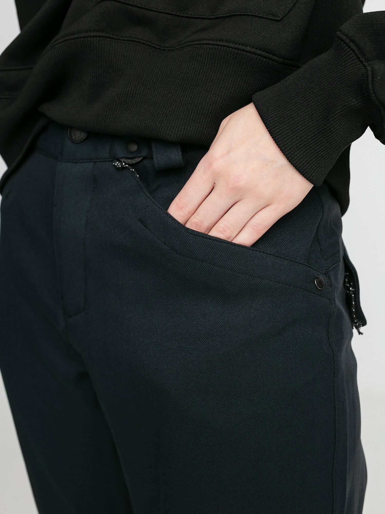 Damskie Spodnie snowboardowe Volcom Grail 3D Stretch (black)