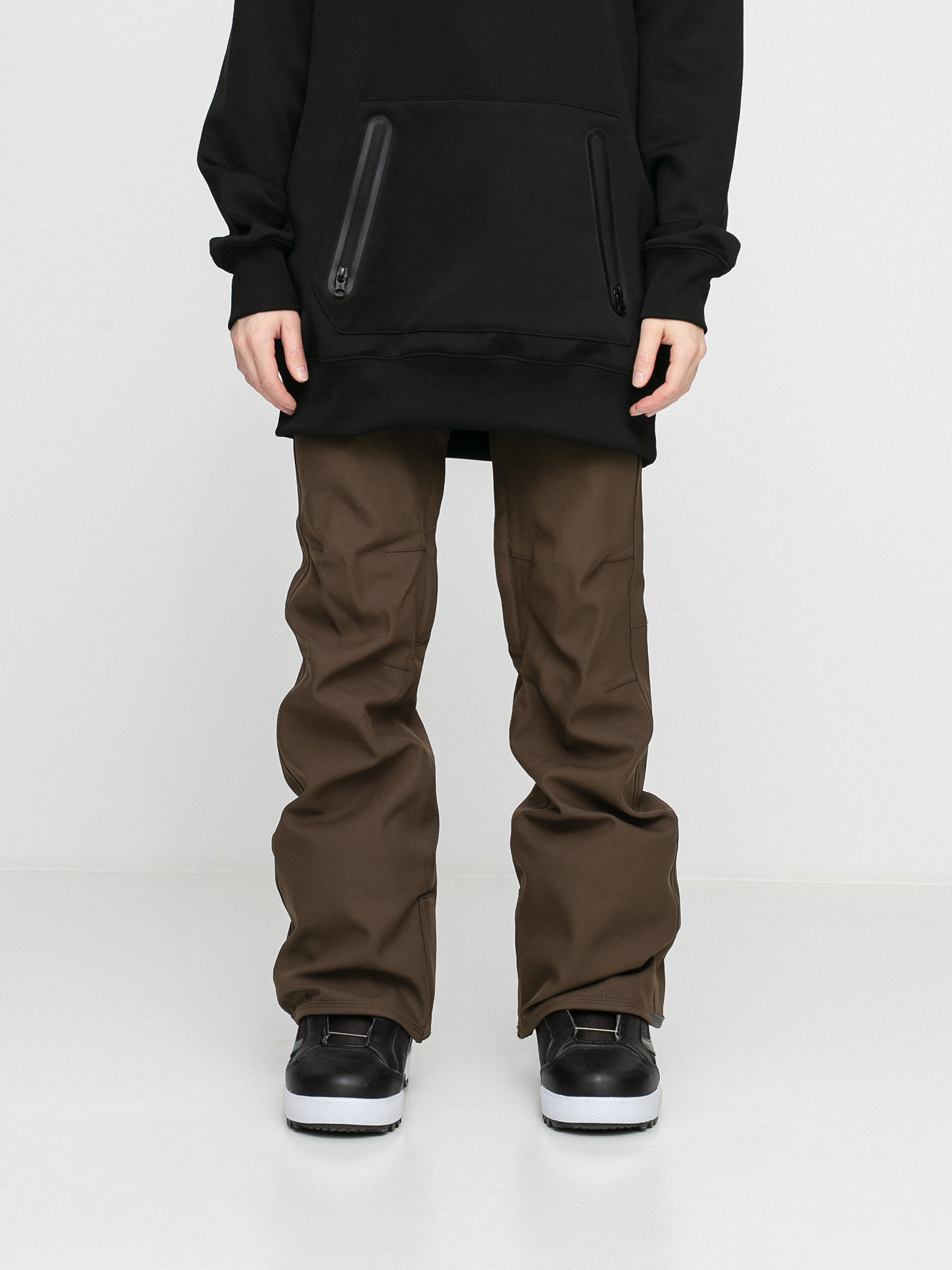 Damskie Spodnie snowboardowe Volcom Species Stretch (black military)