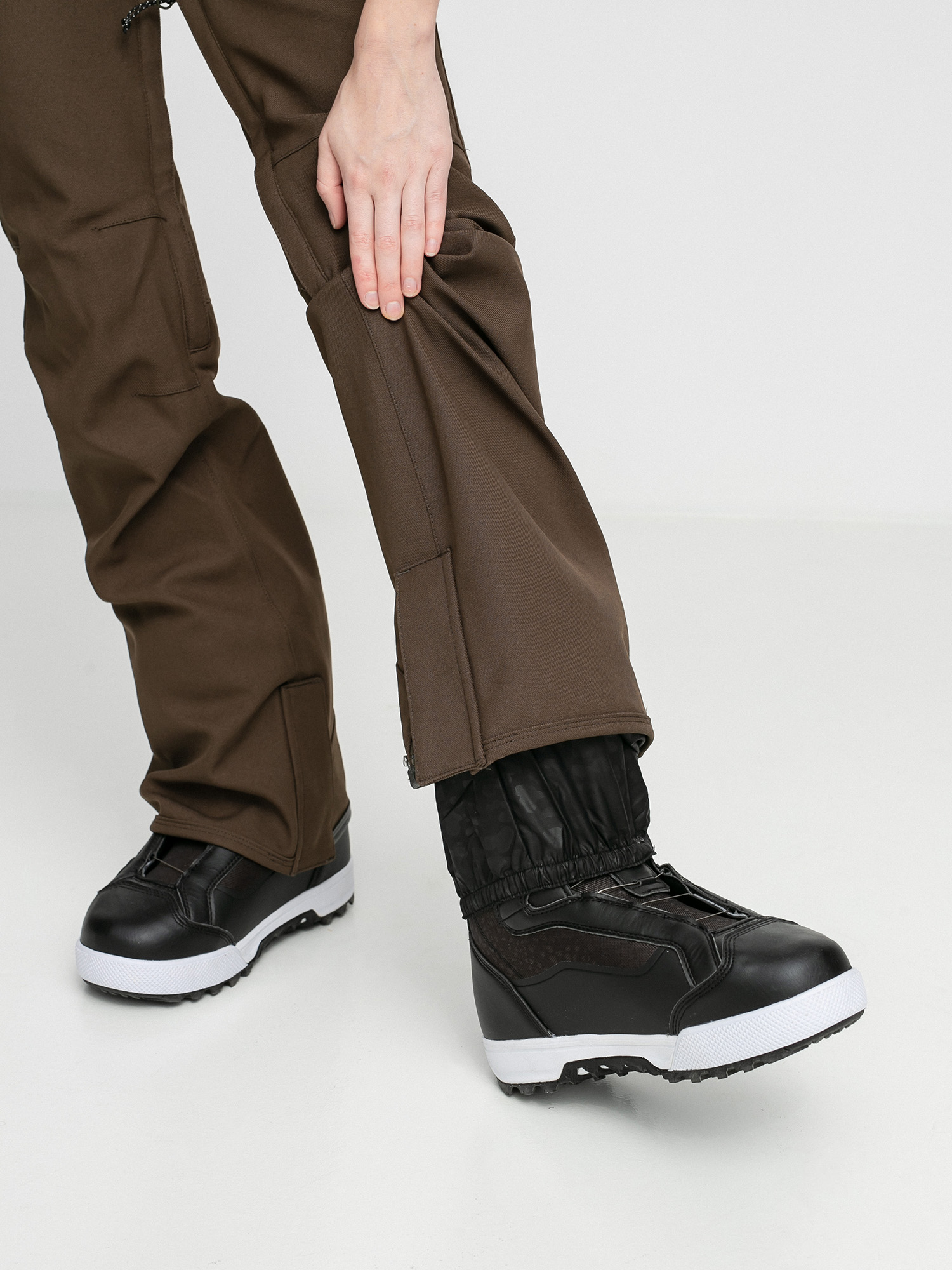 Damskie Spodnie snowboardowe Volcom Species Stretch (black military)