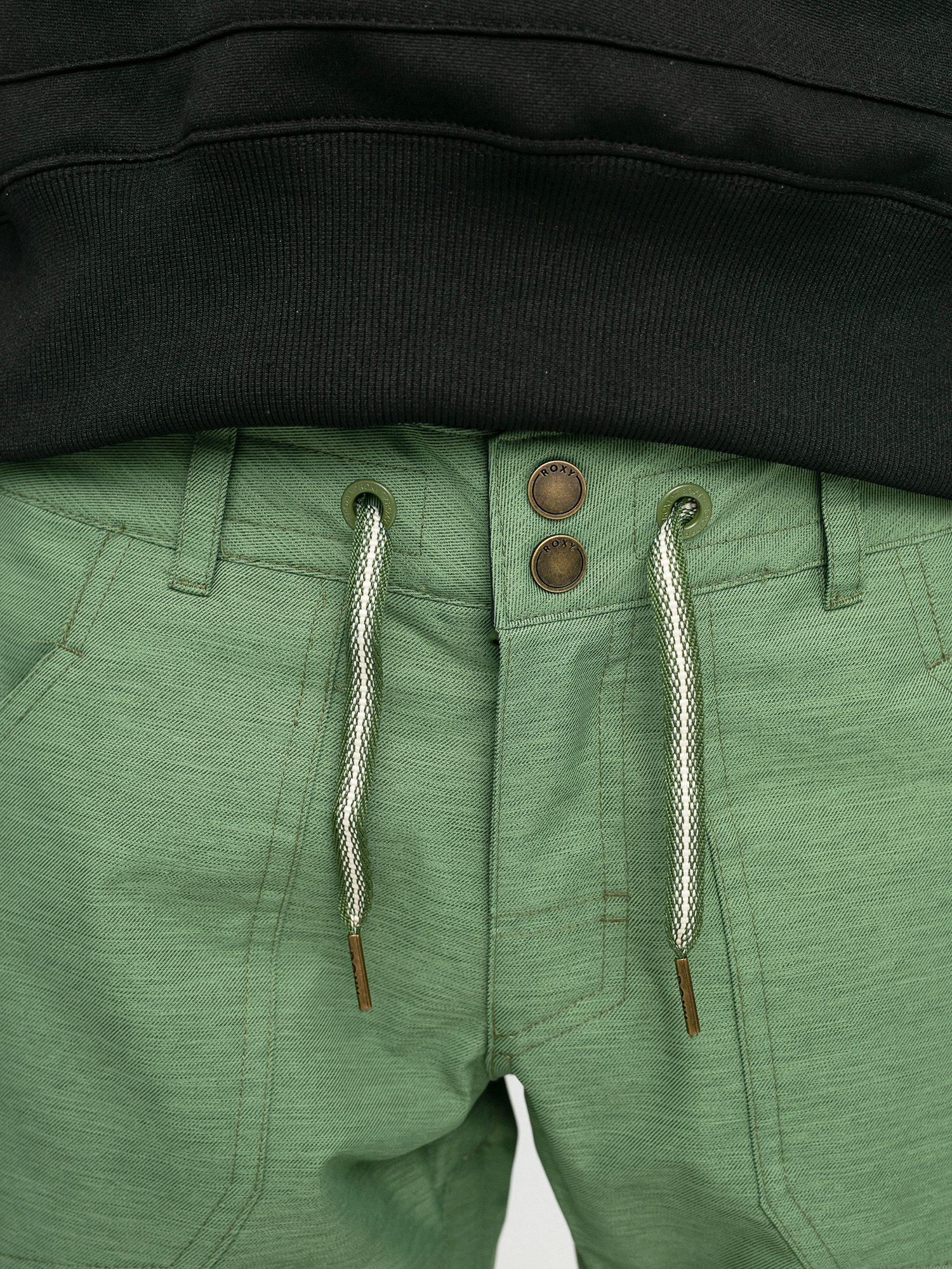 Damskie Spodnie snowboardowe Roxy Nadia (bronze green)