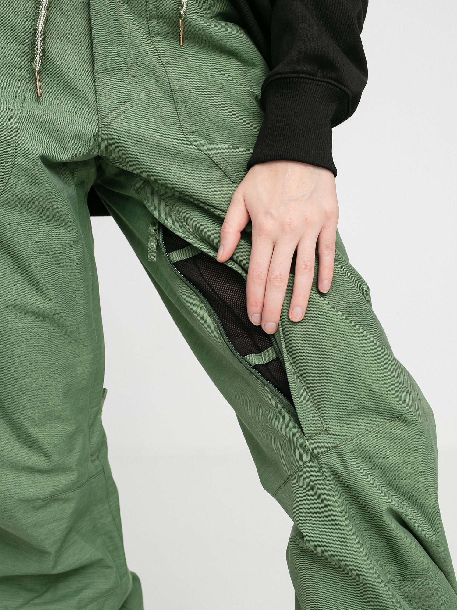 Damskie Spodnie snowboardowe Roxy Nadia (bronze green)