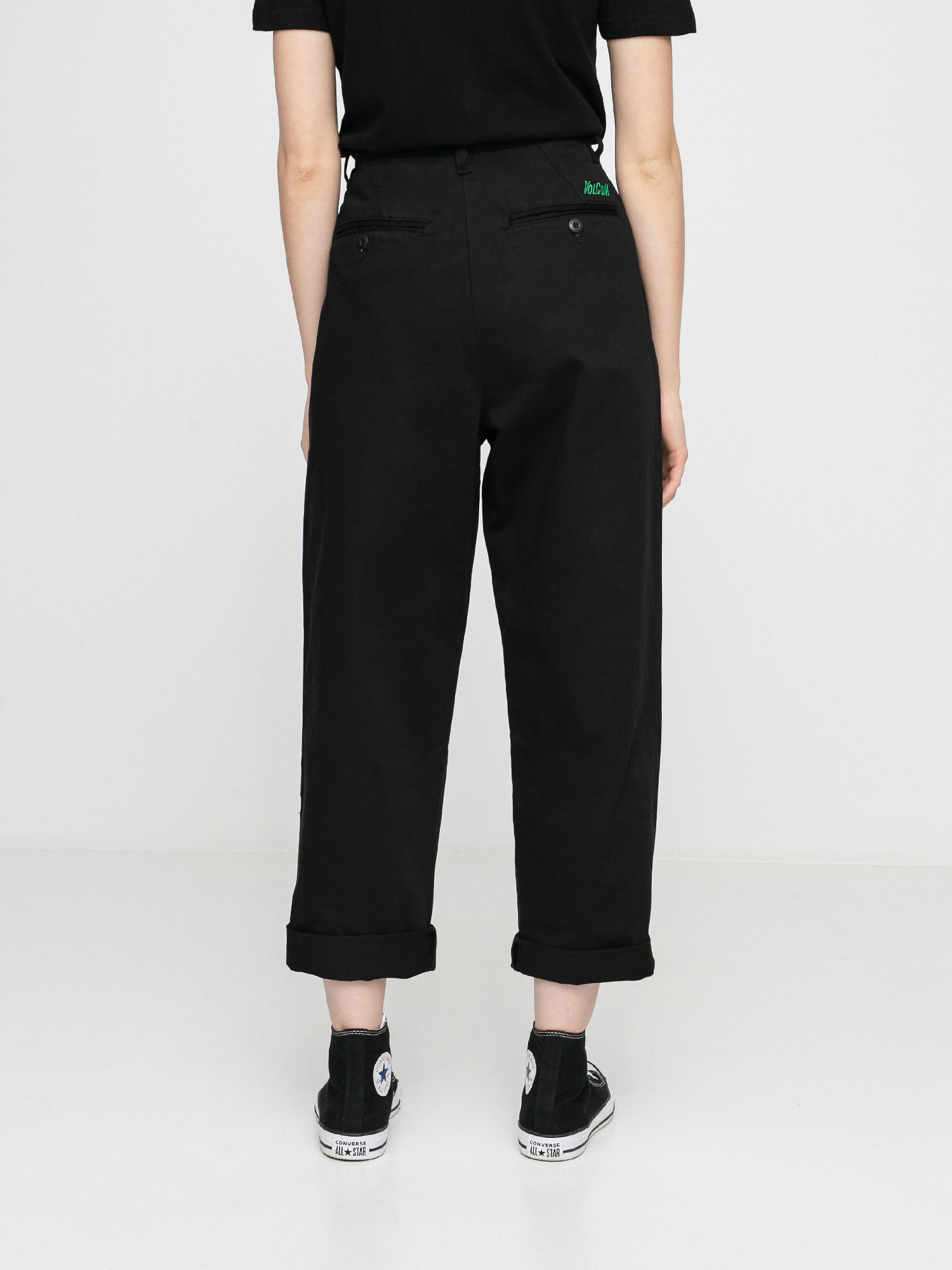 Spodnie Volcom Greenfuzz Wmn (black)