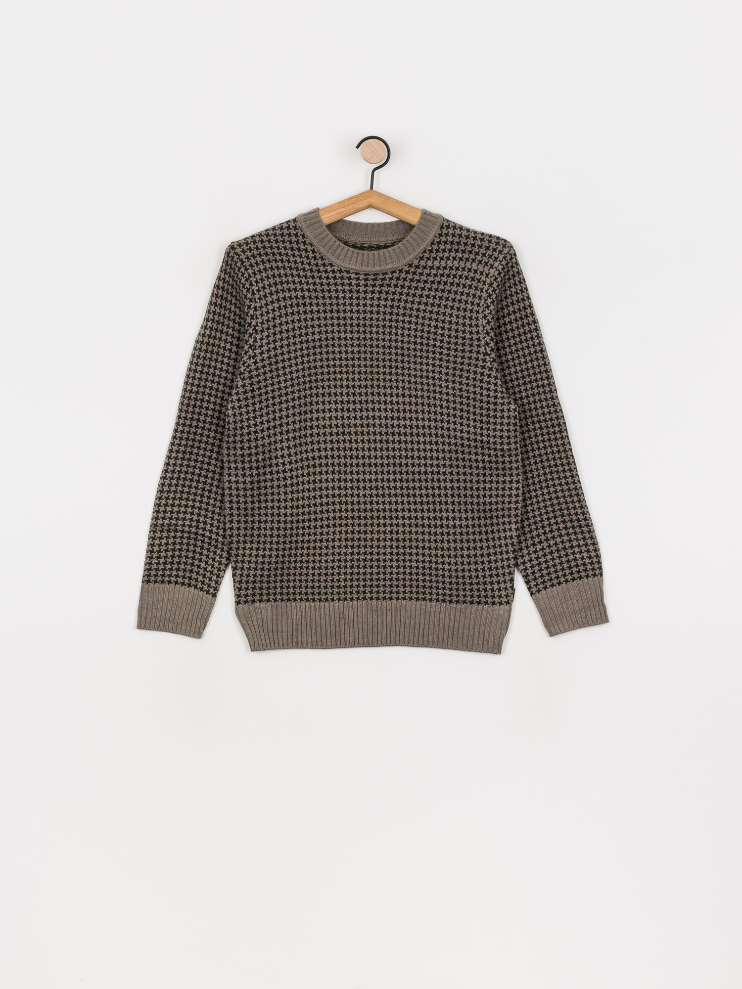 Bluza Brixton Wes Sweater (washed black/grey)