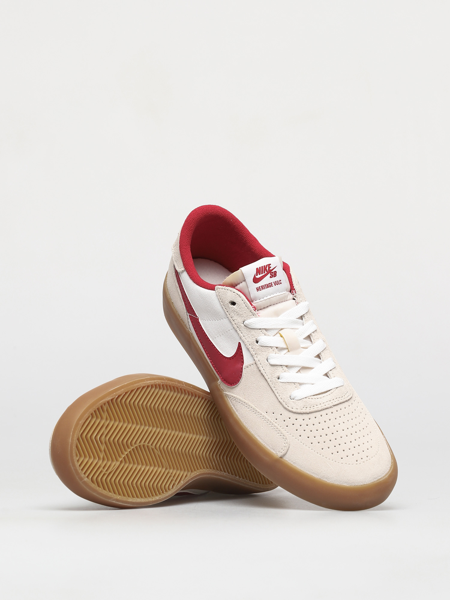 Buty Nike SB Heritage Vulc (summit white/cardinal red white)