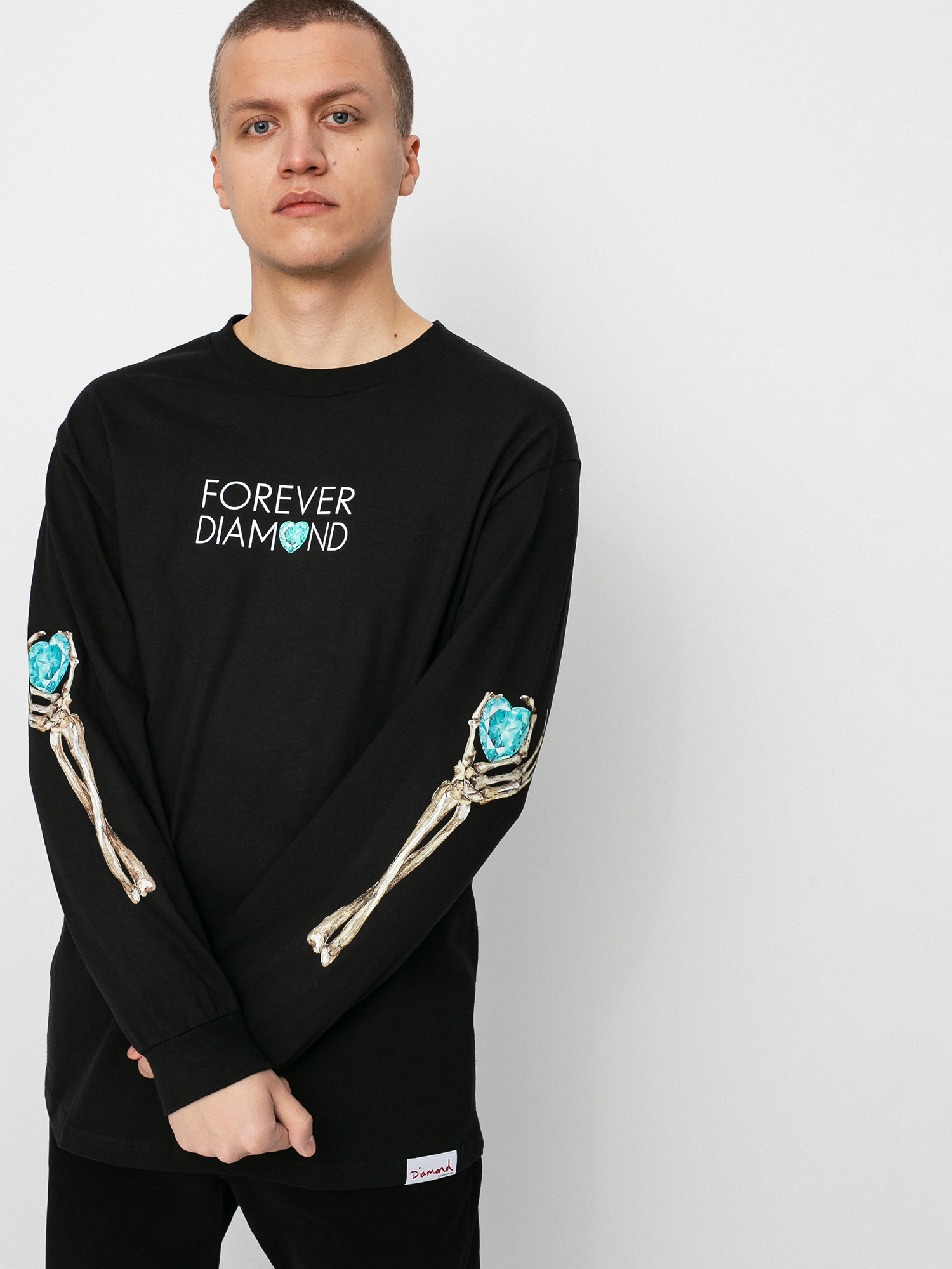 Longsleeve Diamond Supply Co. Heart Of (black)