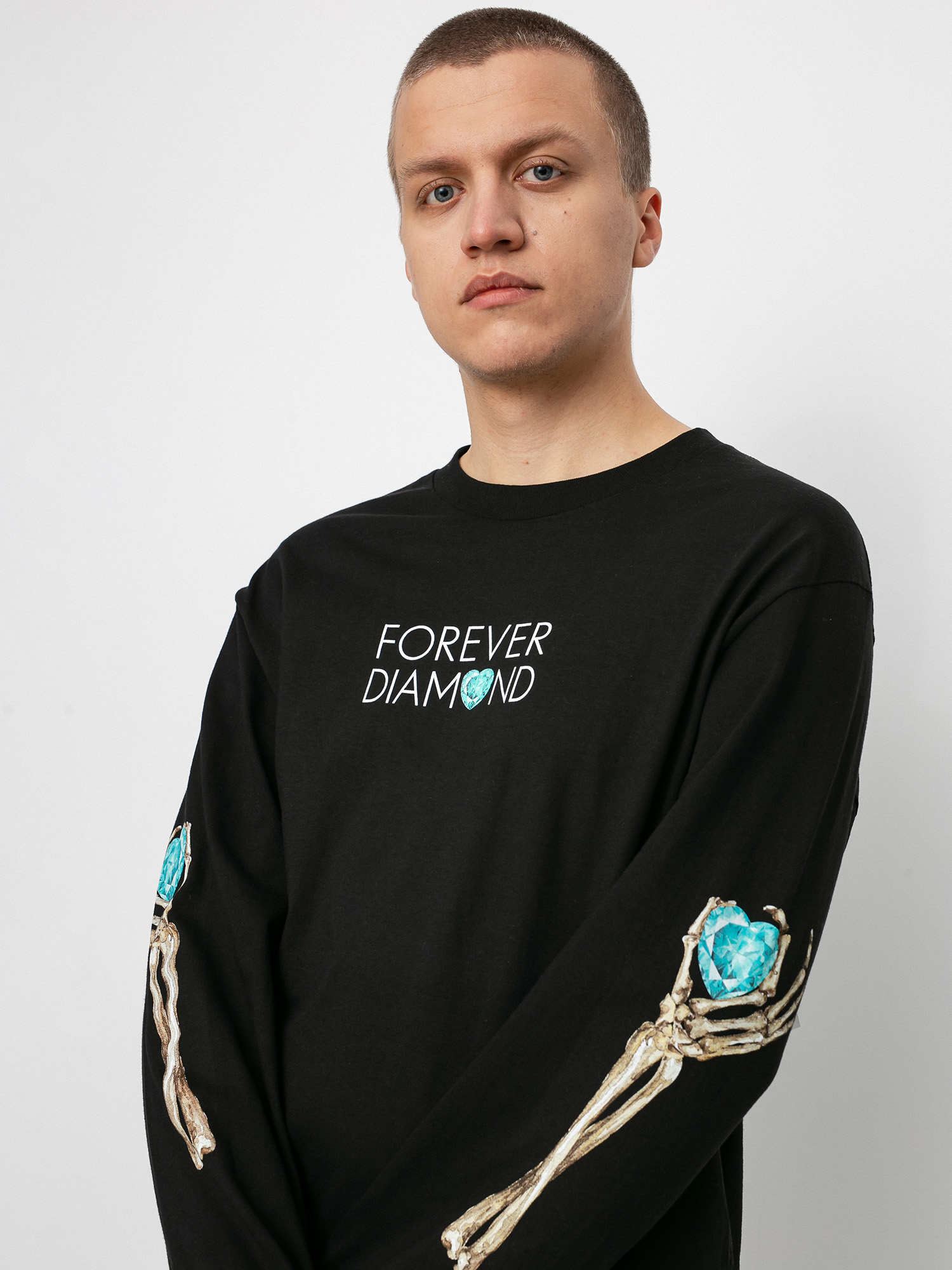 Longsleeve Diamond Supply Co. Heart Of (black)