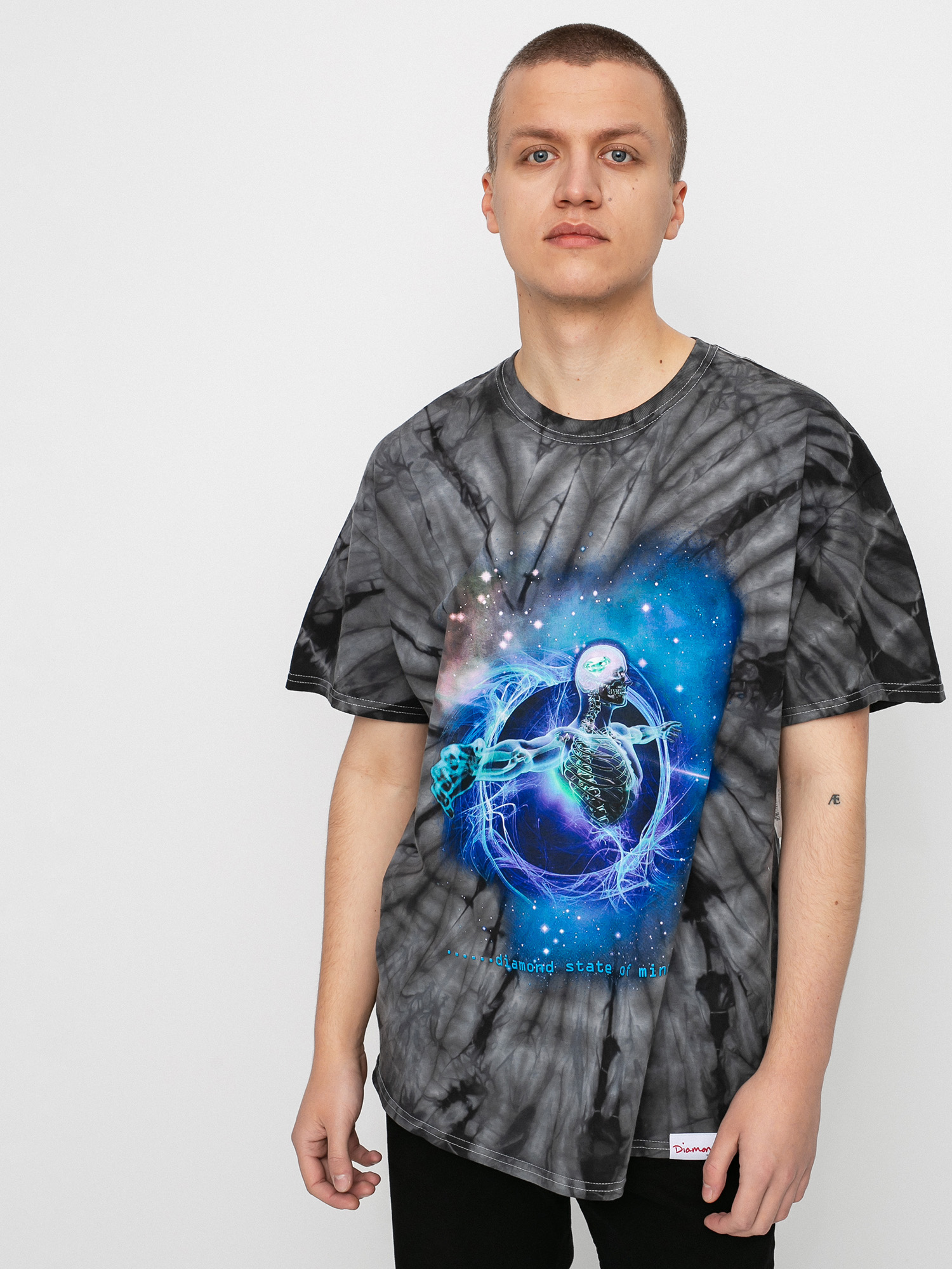 T-shirt Diamond Supply Co. State Of Mind Tie Dye (black)