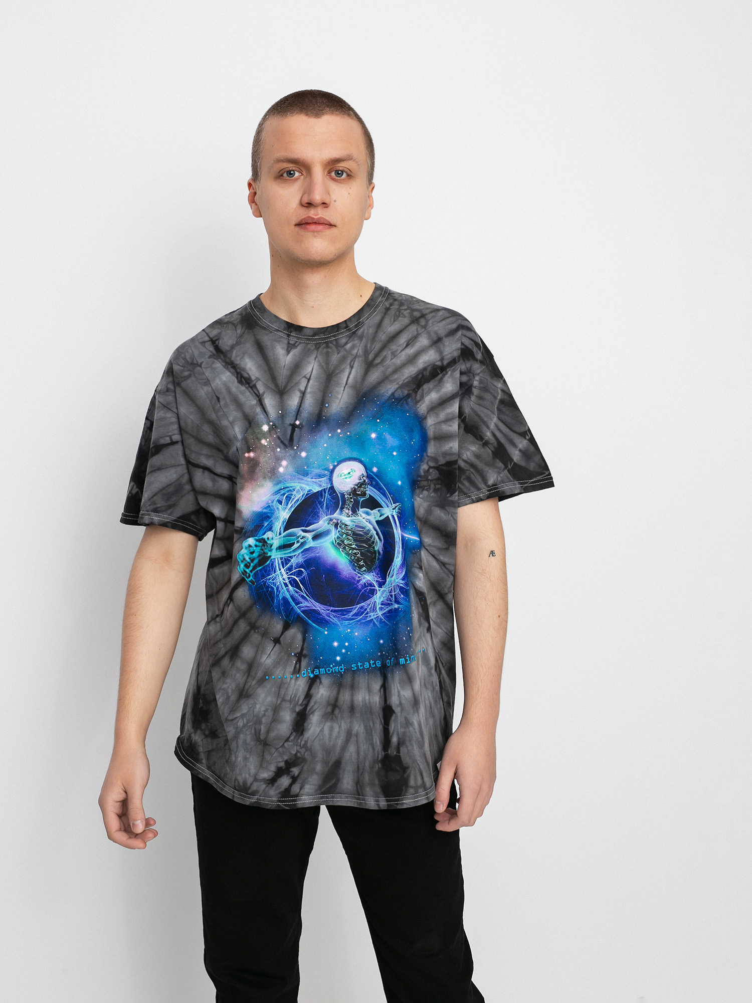 T-shirt Diamond Supply Co. State Of Mind Tie Dye (black)