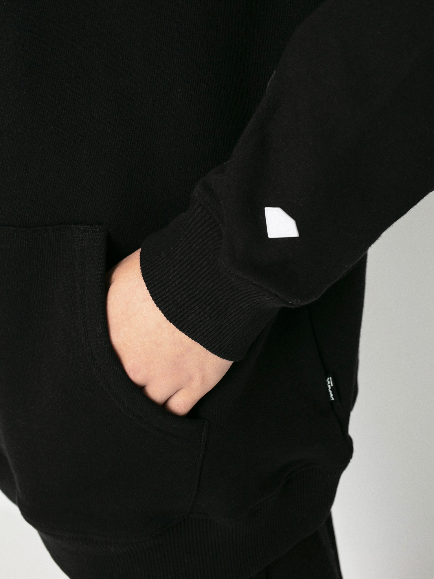 Bluza z kapturem Diamond Supply Co. Checkered Cross HD (black)