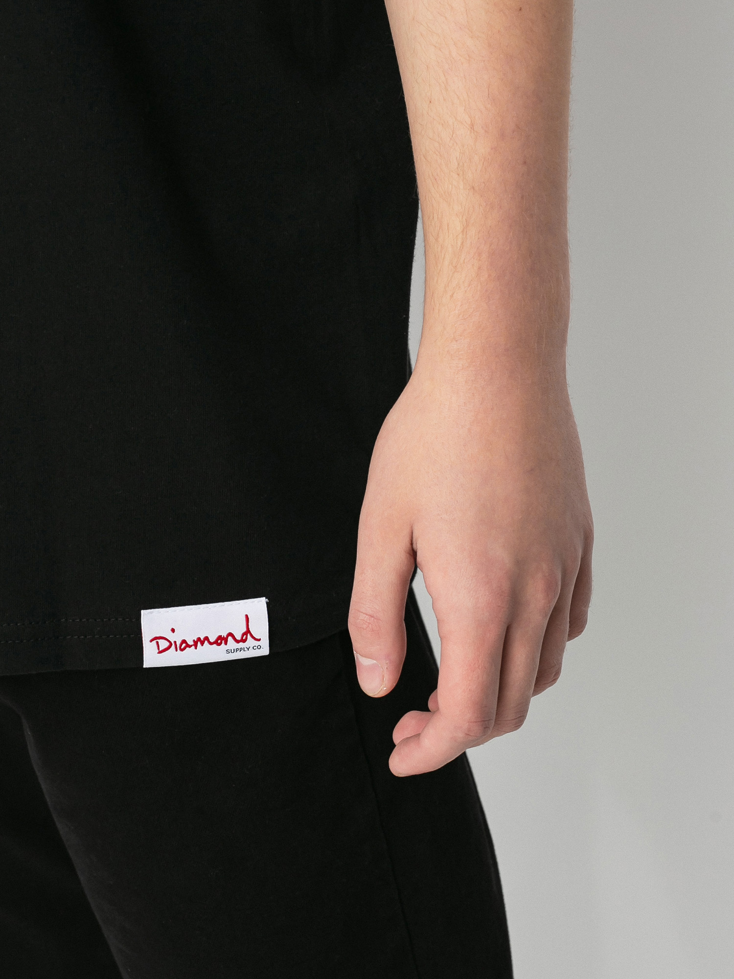 T-shirt Diamond Supply Co. Roses Box Logo (black)