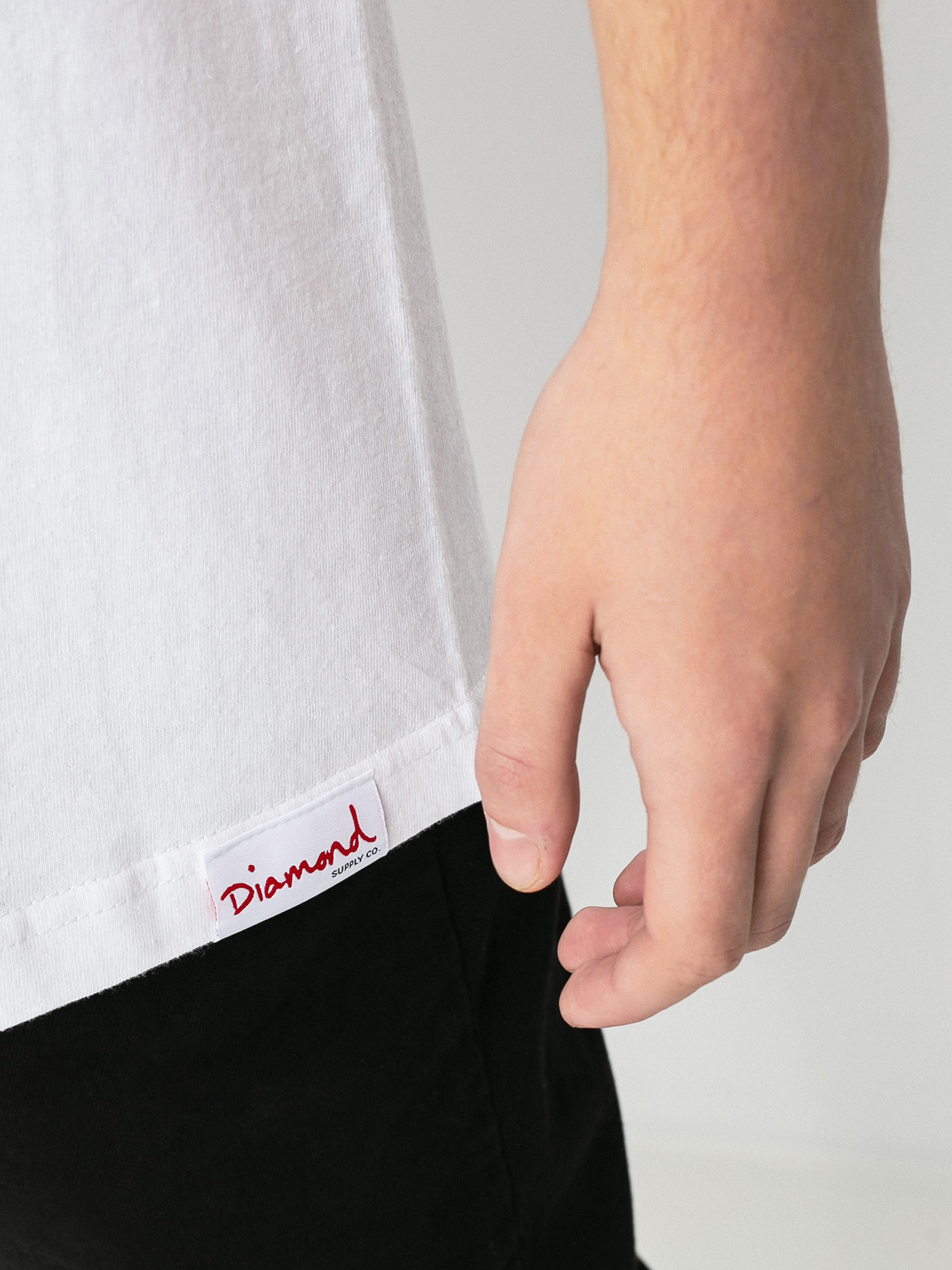 T-shirt Diamond Supply Co. Diamond Chain (white)