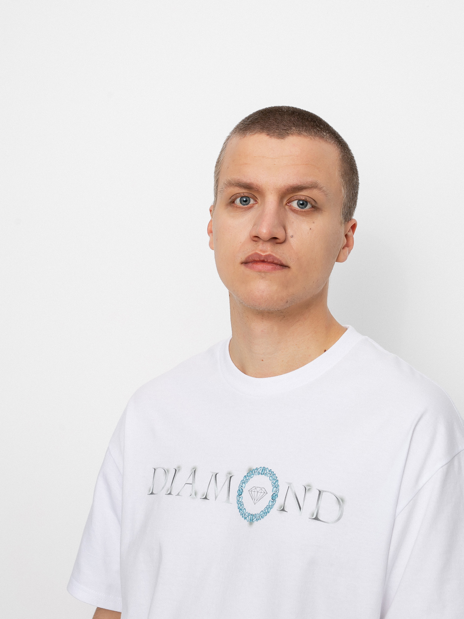 T-shirt Diamond Supply Co. Pendant (white)
