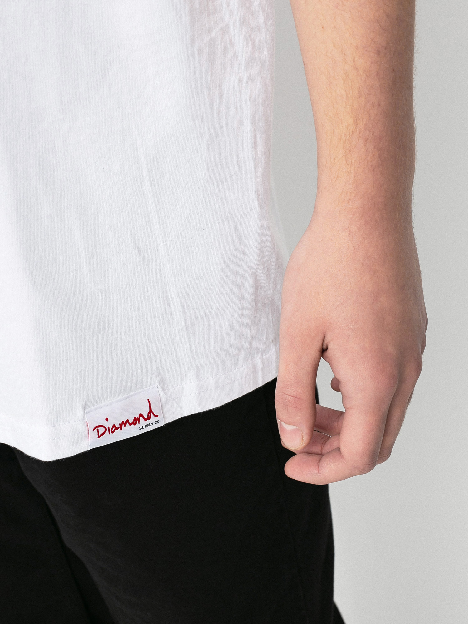 T-shirt Diamond Supply Co. Pendant (white)