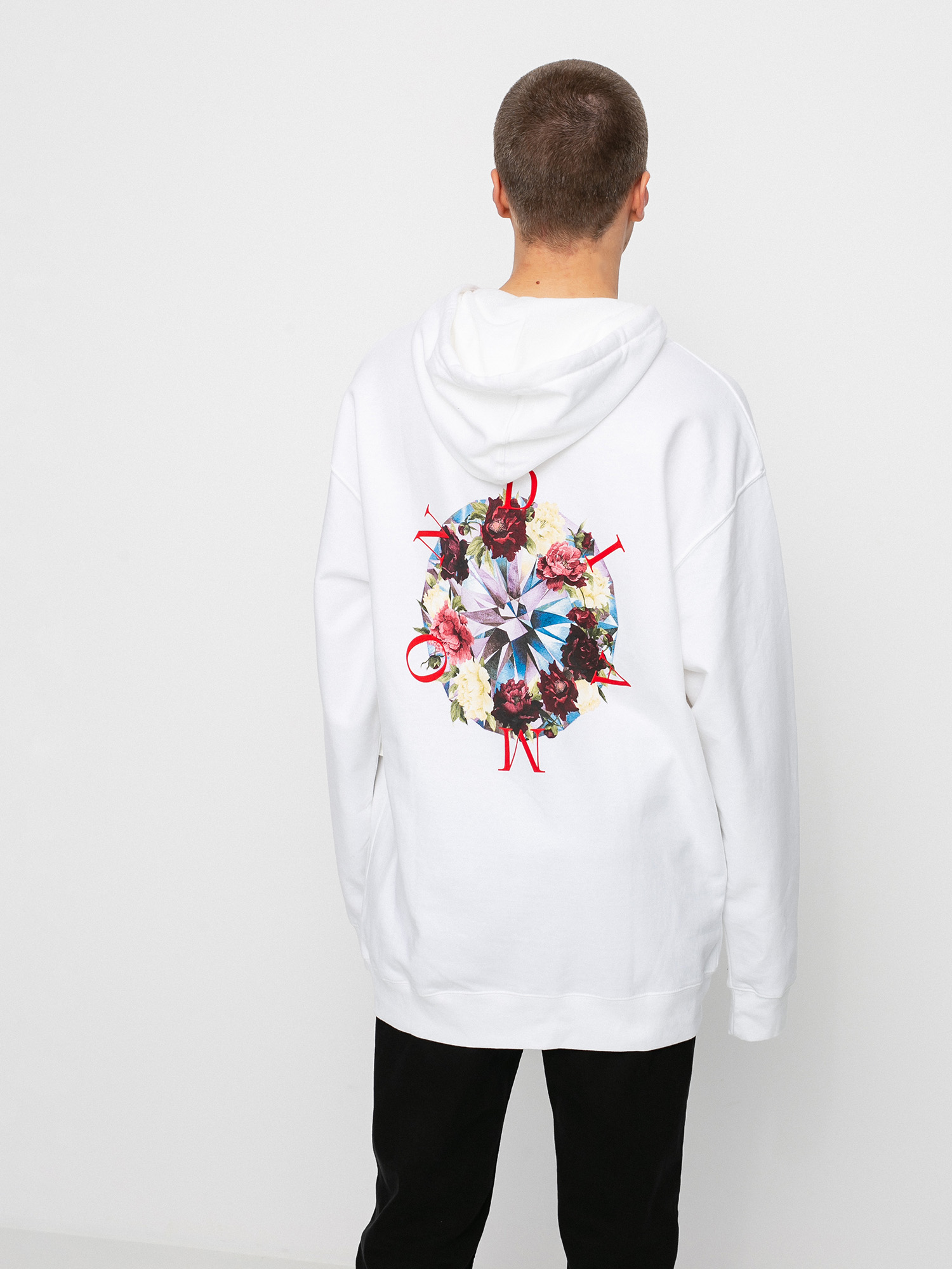 Bluza z kapturem Diamond Supply Co. Summertime HD (white)
