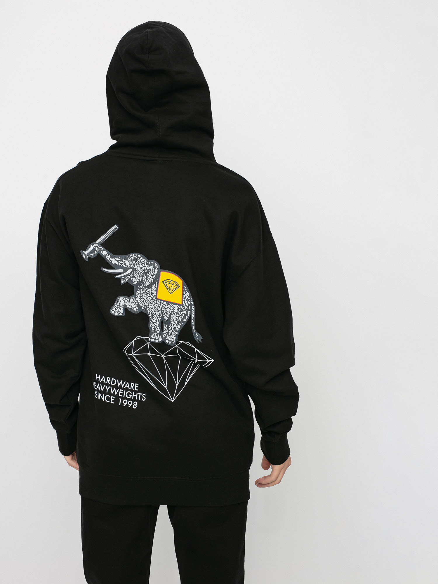 Bluza z kapturem Diamond Supply Co. Harware Heavyweights HD (black)