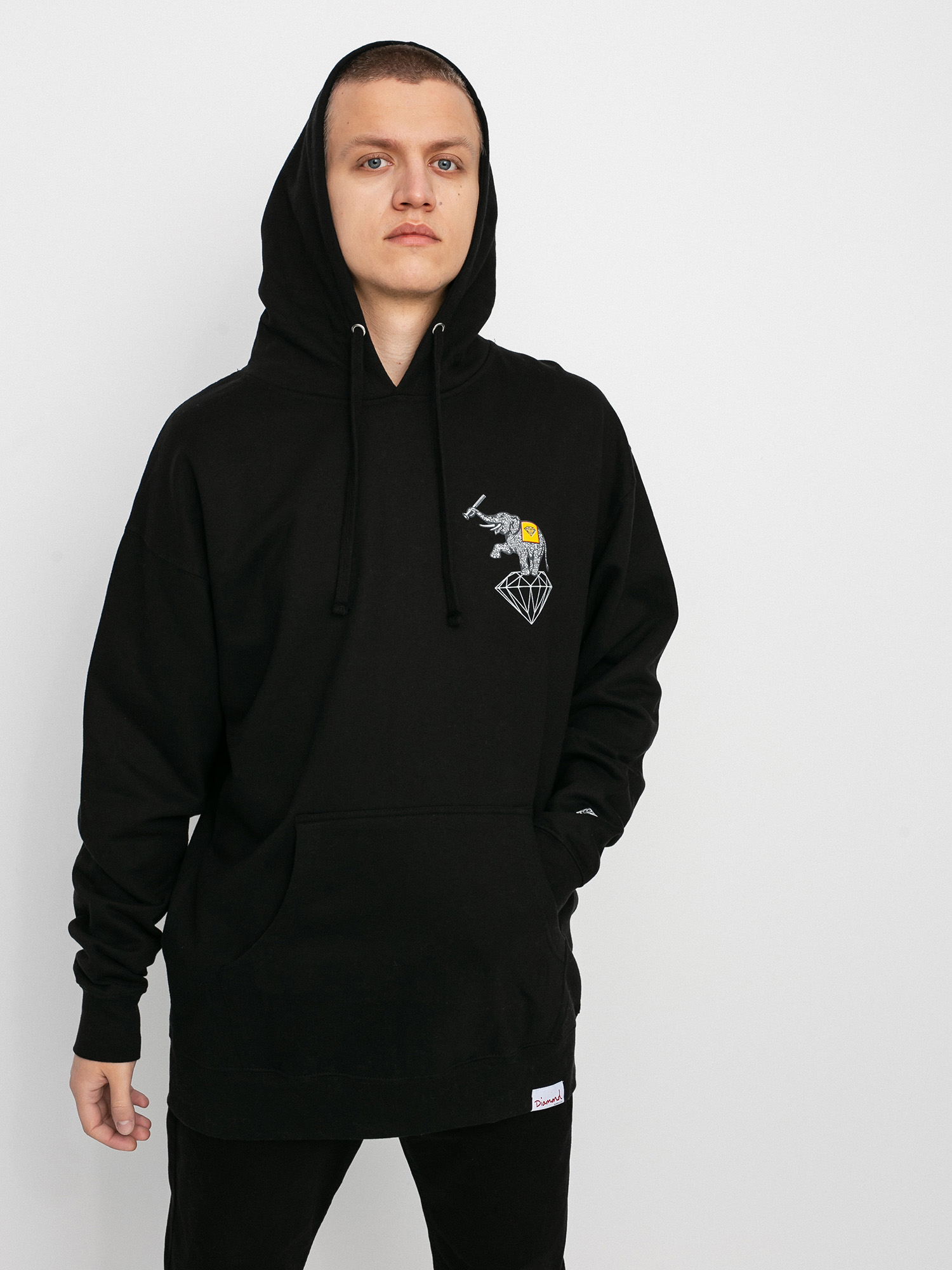 Bluza z kapturem Diamond Supply Co. Harware Heavyweights HD (black)