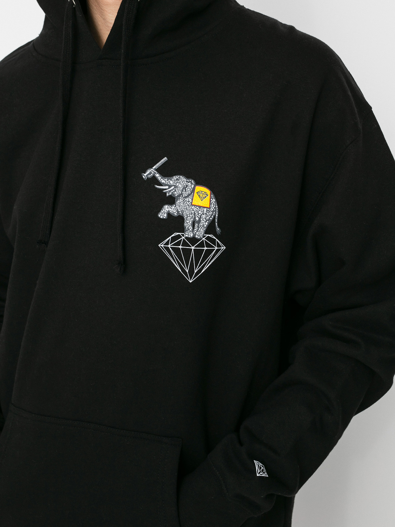 Bluza z kapturem Diamond Supply Co. Harware Heavyweights HD (black)