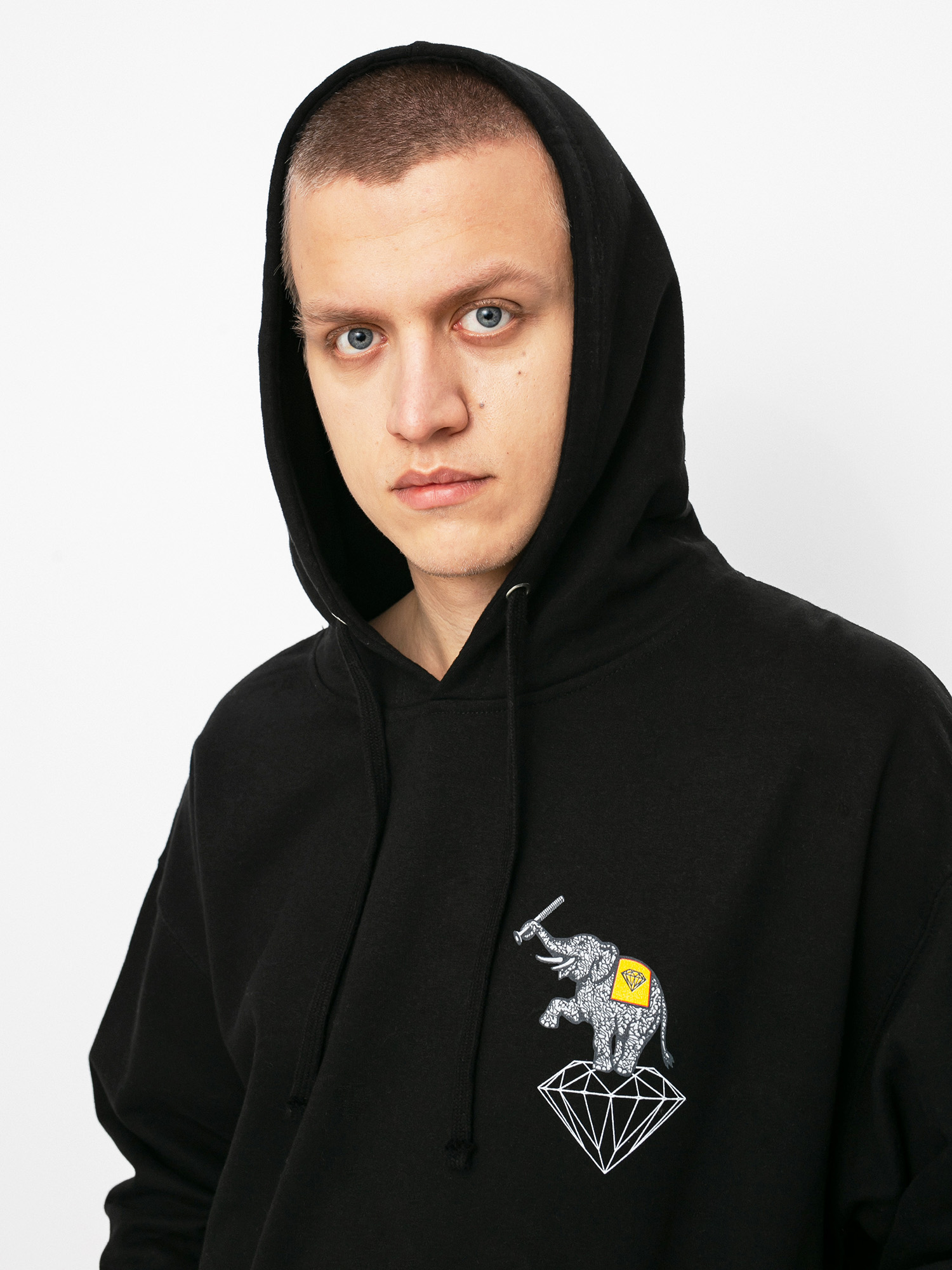 Bluza z kapturem Diamond Supply Co. Harware Heavyweights HD (black)