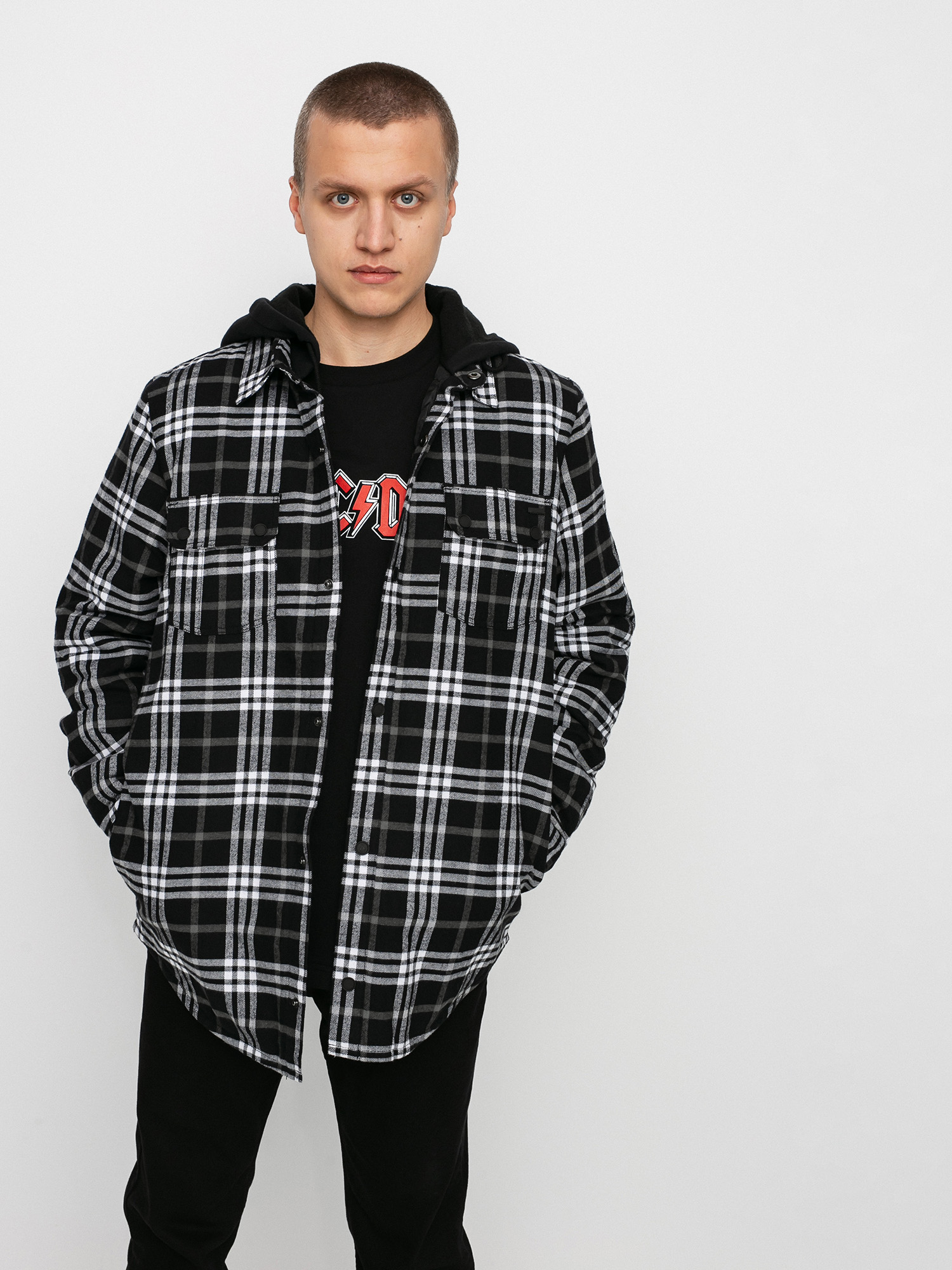 Męska Bluza aktywna Volcom Field Ins Flannel (black)