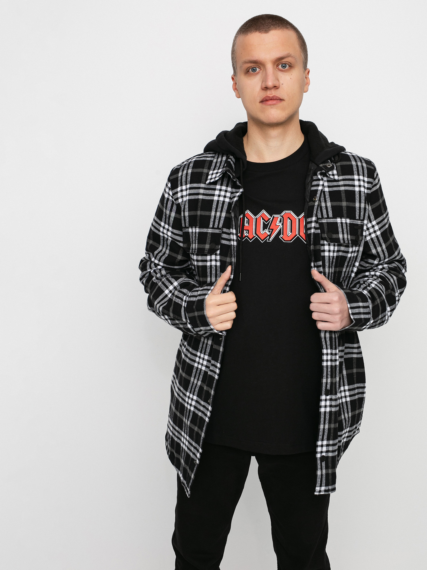 Męska Bluza aktywna Volcom Field Ins Flannel (black)
