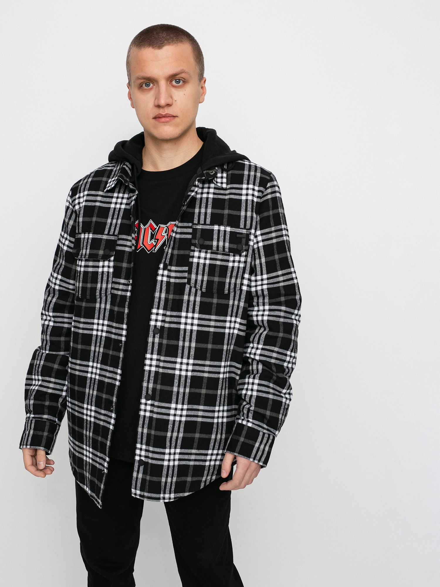 Męska Bluza aktywna Volcom Field Ins Flannel (black)