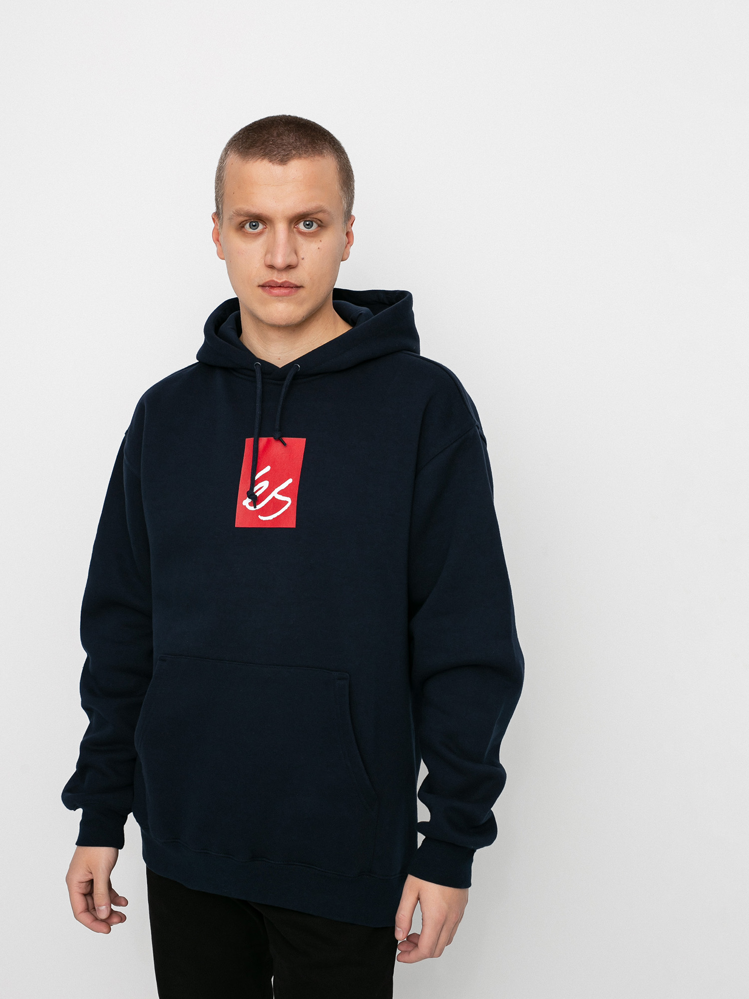 Bluza z kapturem eS Main Block HD (navy)