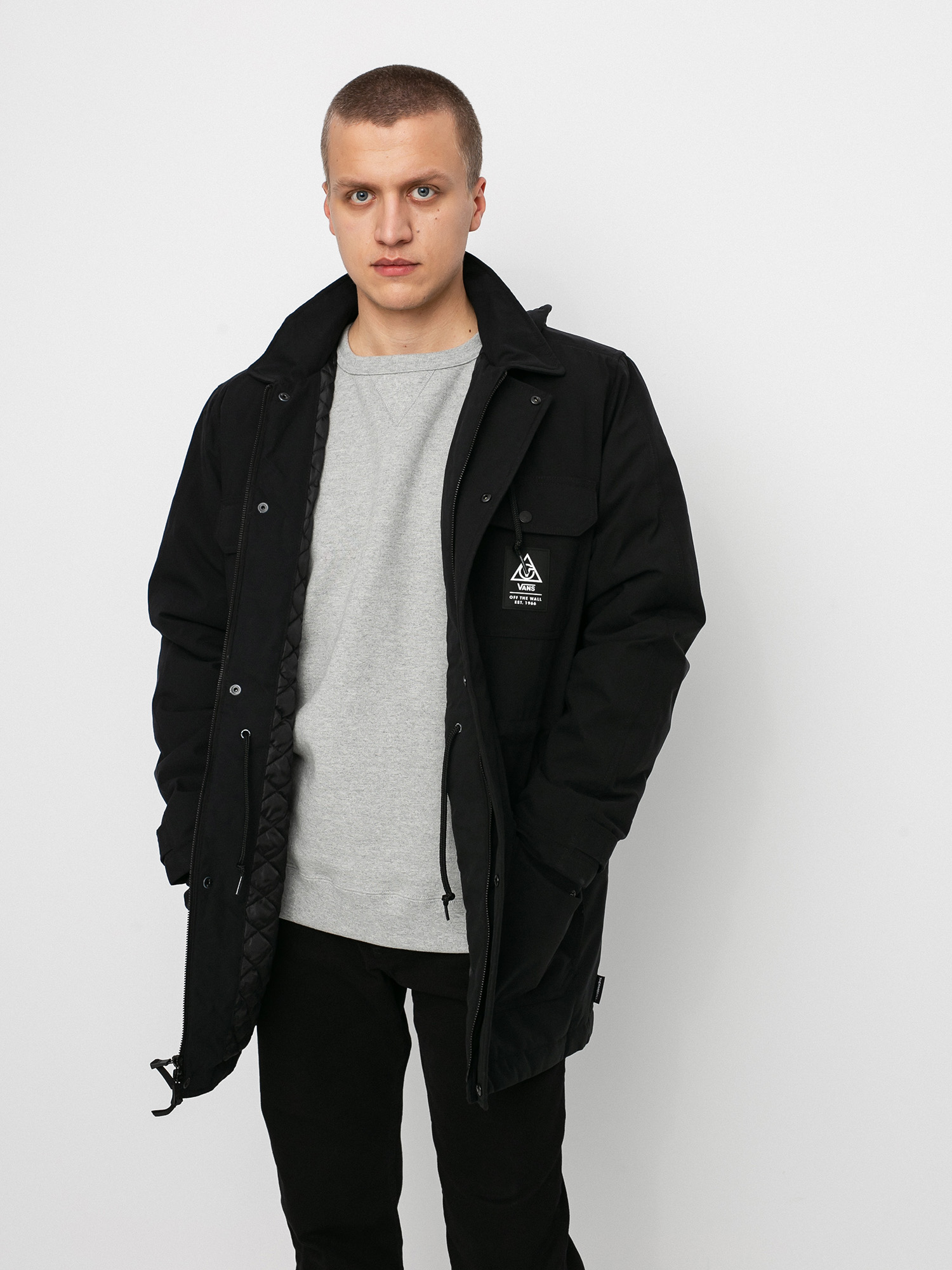 Kurtka Vans 66 Supply Long Drill Chore Coat Mte (black)