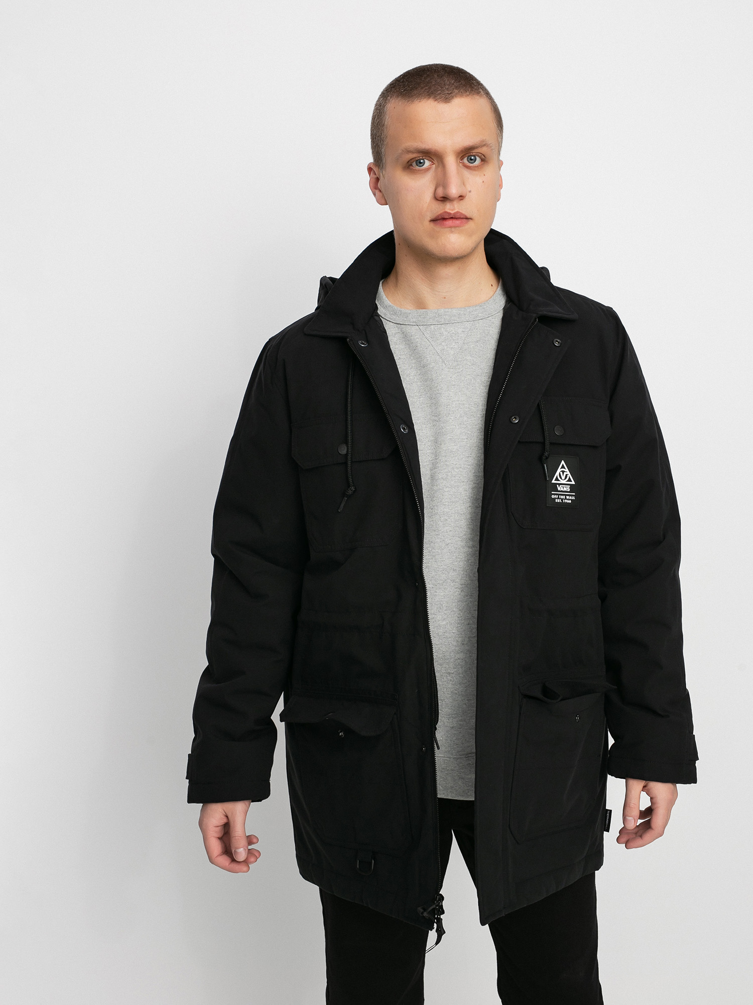 Kurtka Vans 66 Supply Long Drill Chore Coat Mte (black)