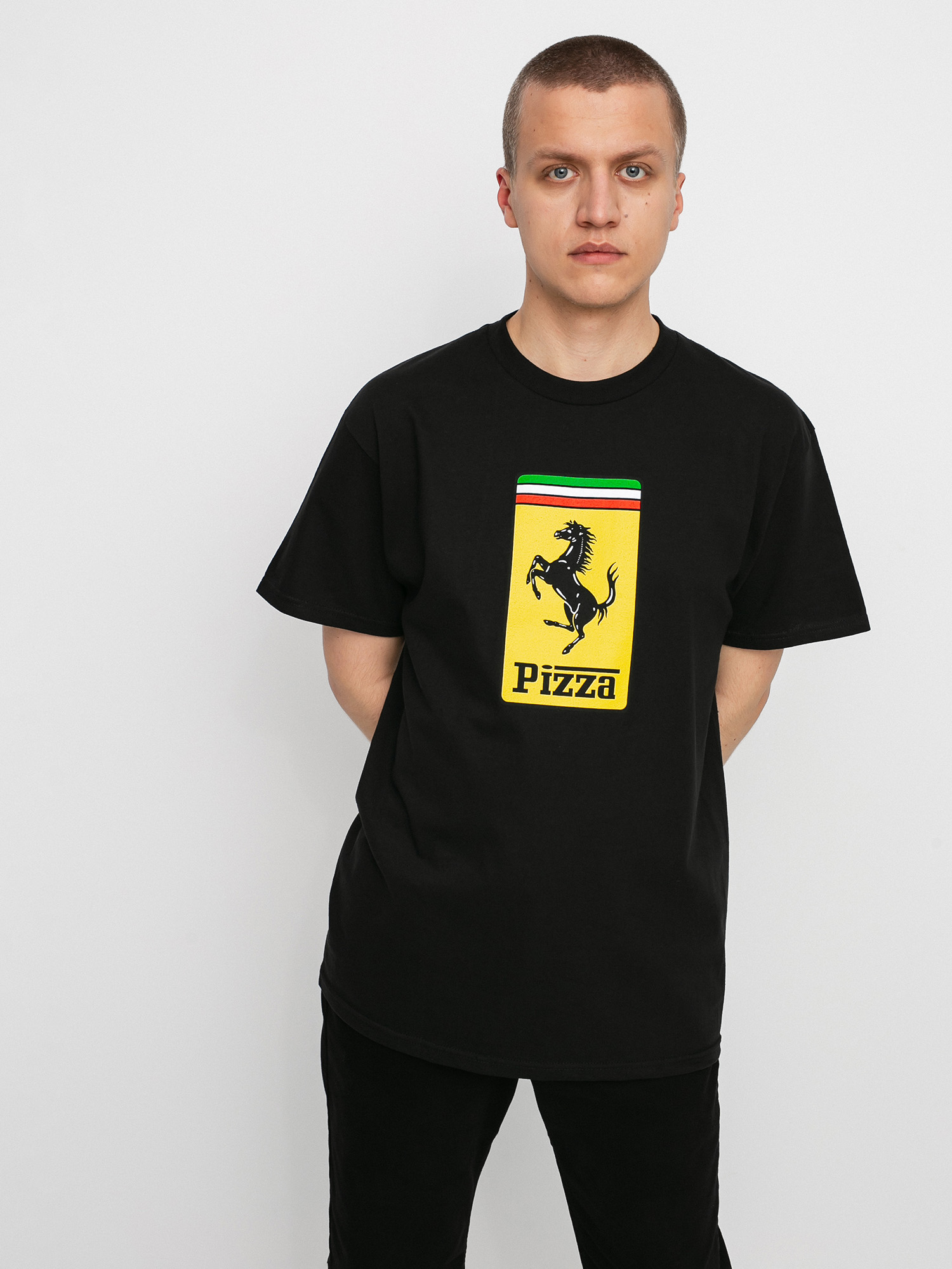 T-shirt Pizza Skateboards Rari (black)
