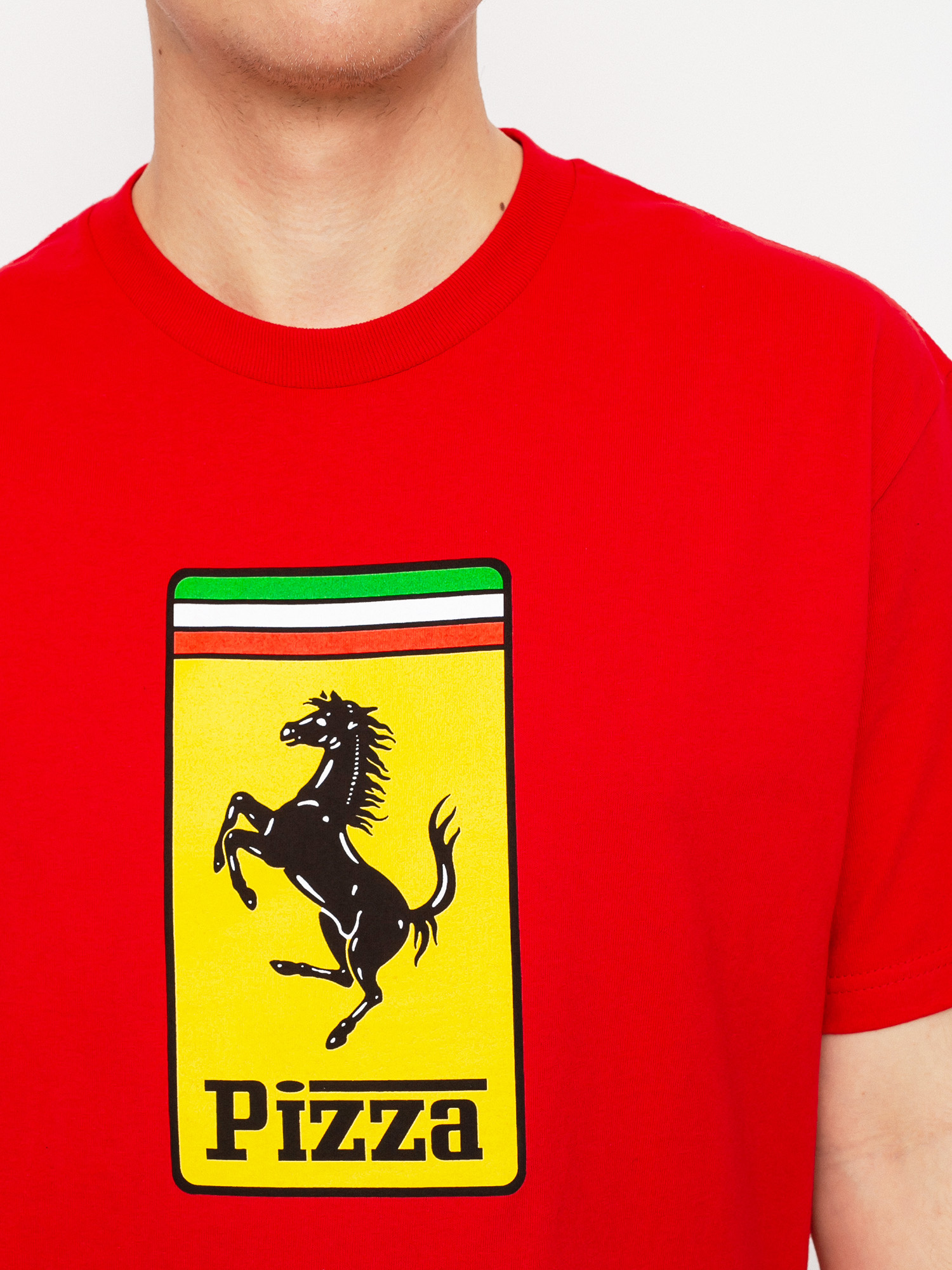 T-shirt Pizza Skateboards Rari (red)