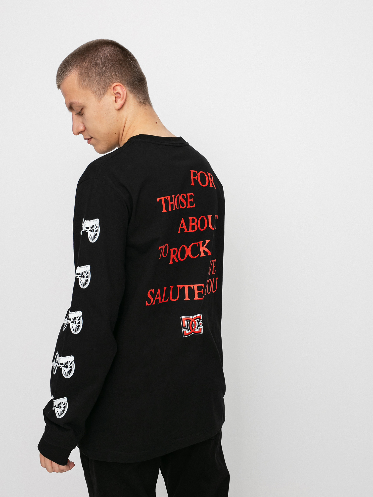 Longsleeve DC X AC/DC About To Rock (black)