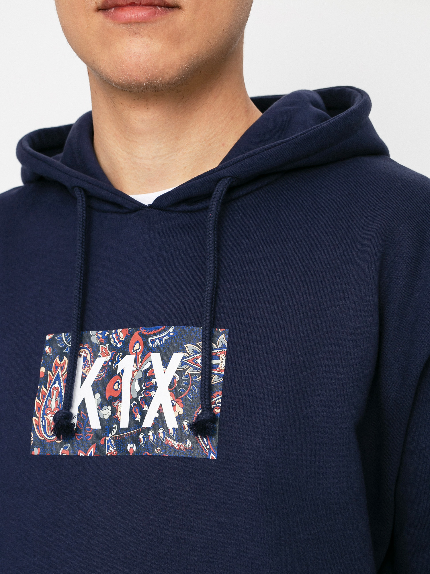 Bluza z kapturem K1x Paisley Bogo HD (peacoat)