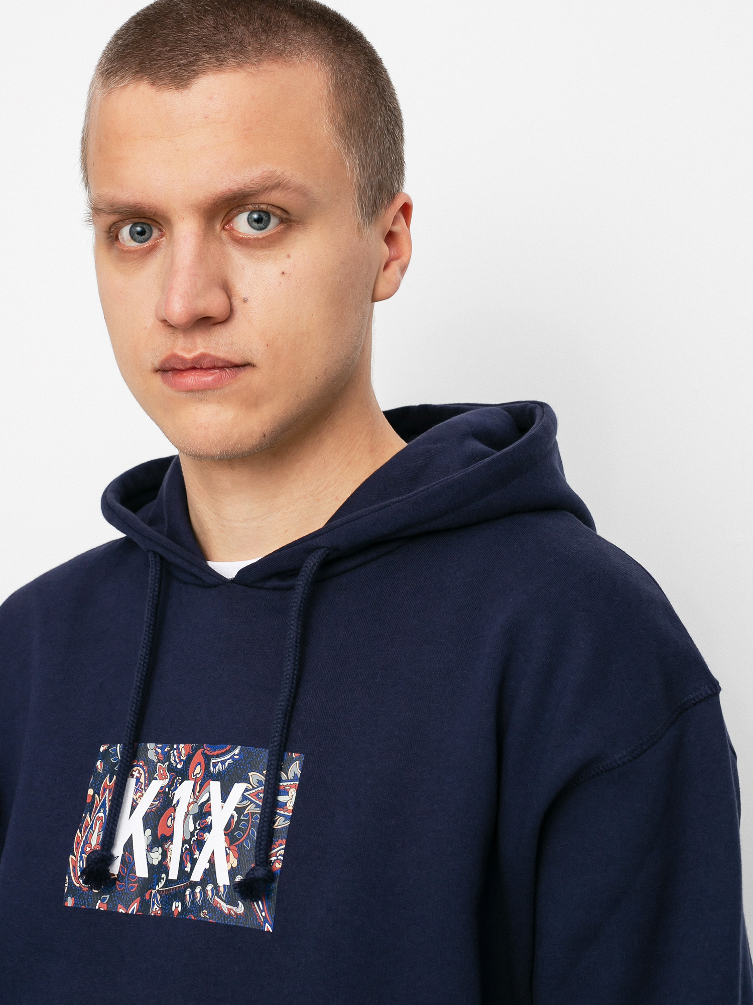 Bluza z kapturem K1x Paisley Bogo HD (peacoat)