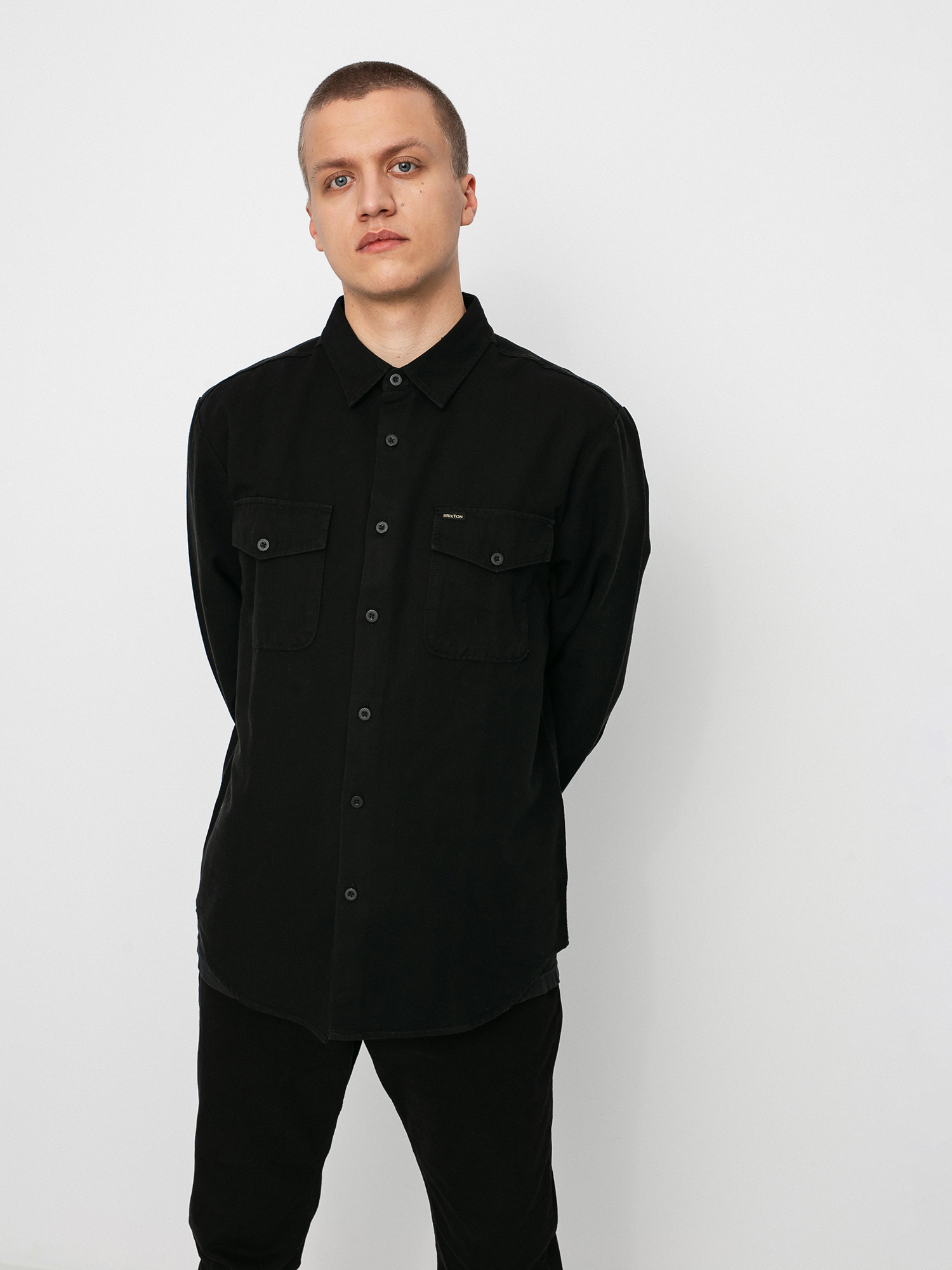 Koszula Brixton Davis Reserve Ls (black)