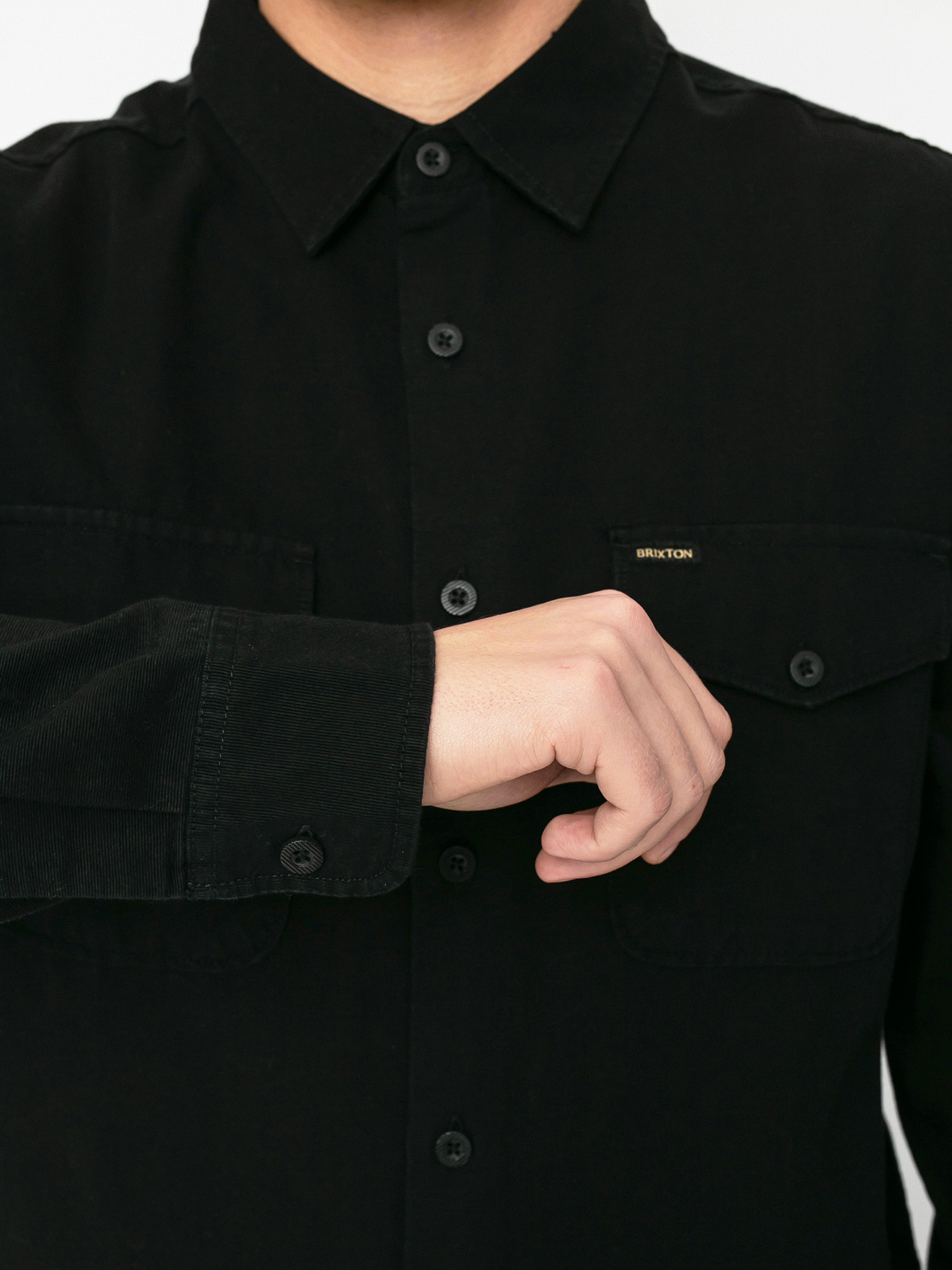 Koszula Brixton Davis Reserve Ls (black)