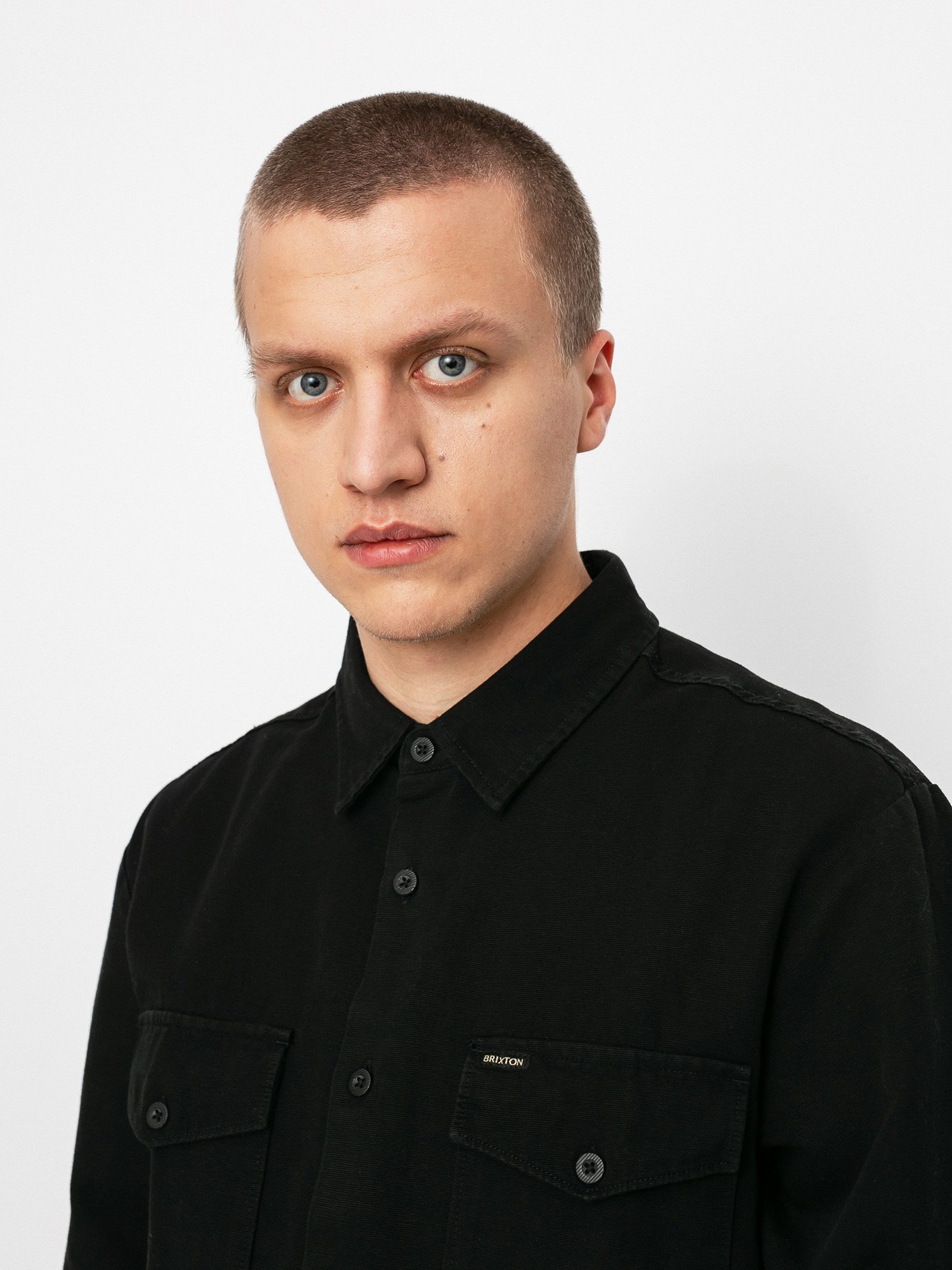 Koszula Brixton Davis Reserve Ls (black)