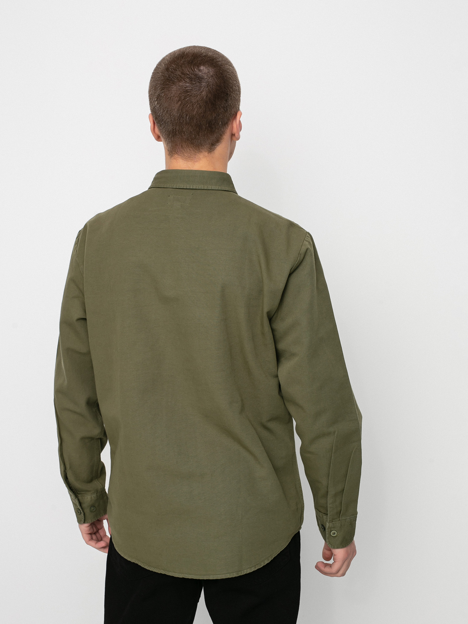 Koszula Brixton Davis Reserve Ls (military olive)