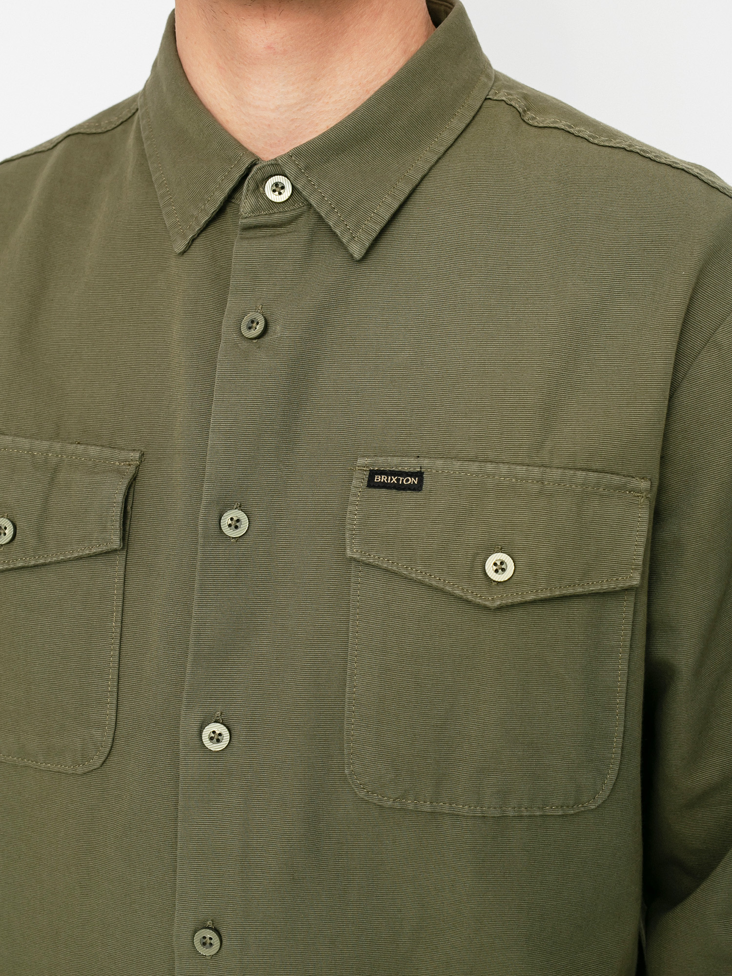 Koszula Brixton Davis Reserve Ls (military olive)