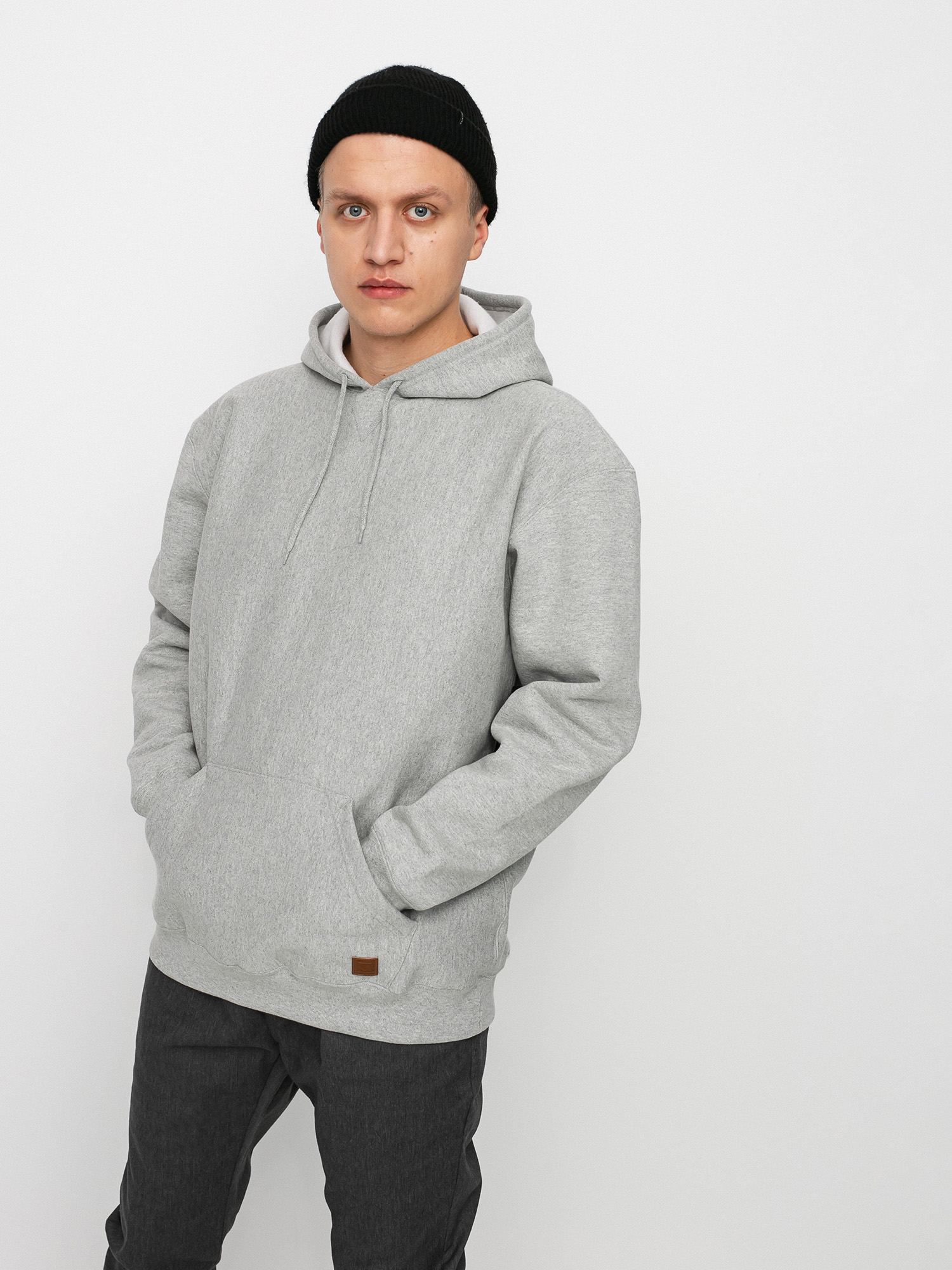 Bluza z kapturem Brixton Longman II Reserve HD (heather grey)