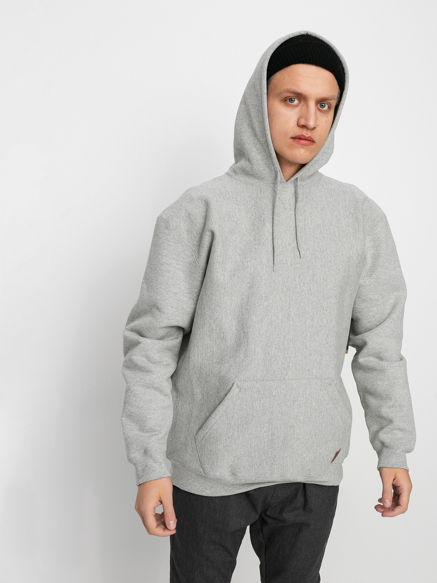 Bluza z kapturem Brixton Longman II Reserve HD (heather grey)
