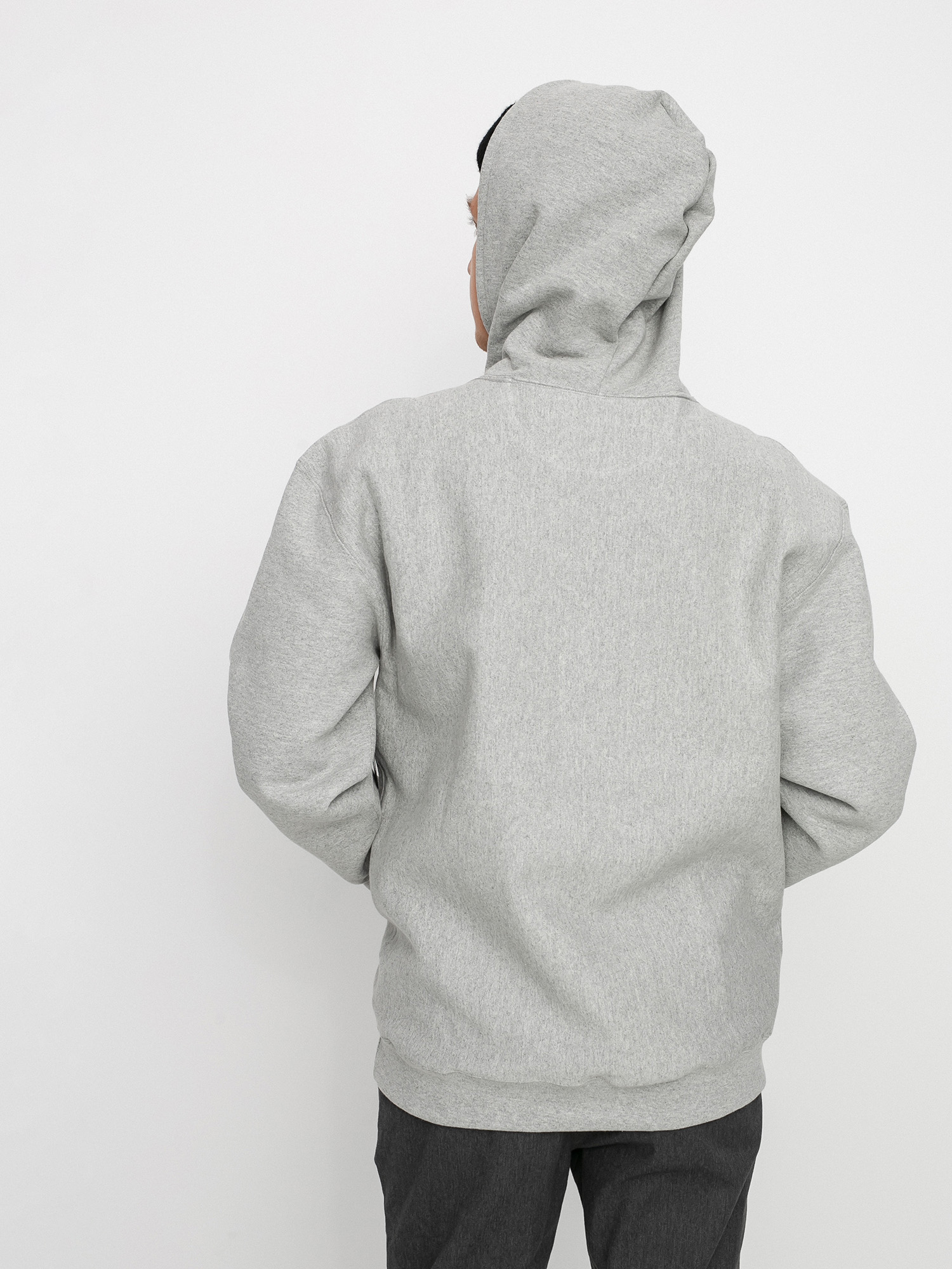 Bluza z kapturem Brixton Longman II Reserve HD (heather grey)