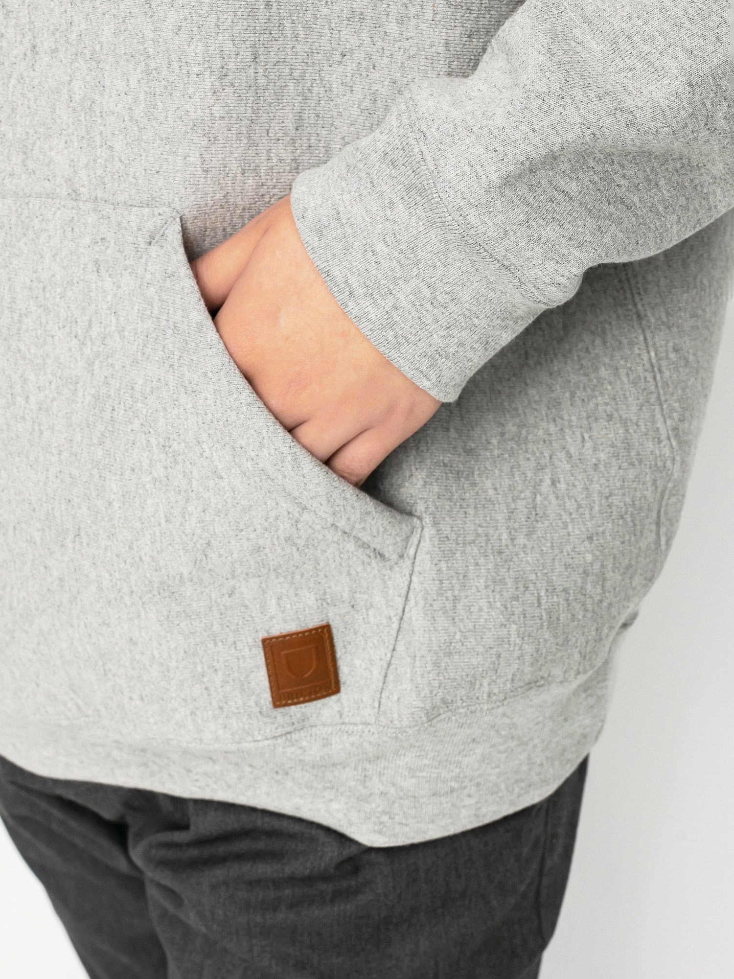 Bluza z kapturem Brixton Longman II Reserve HD (heather grey)