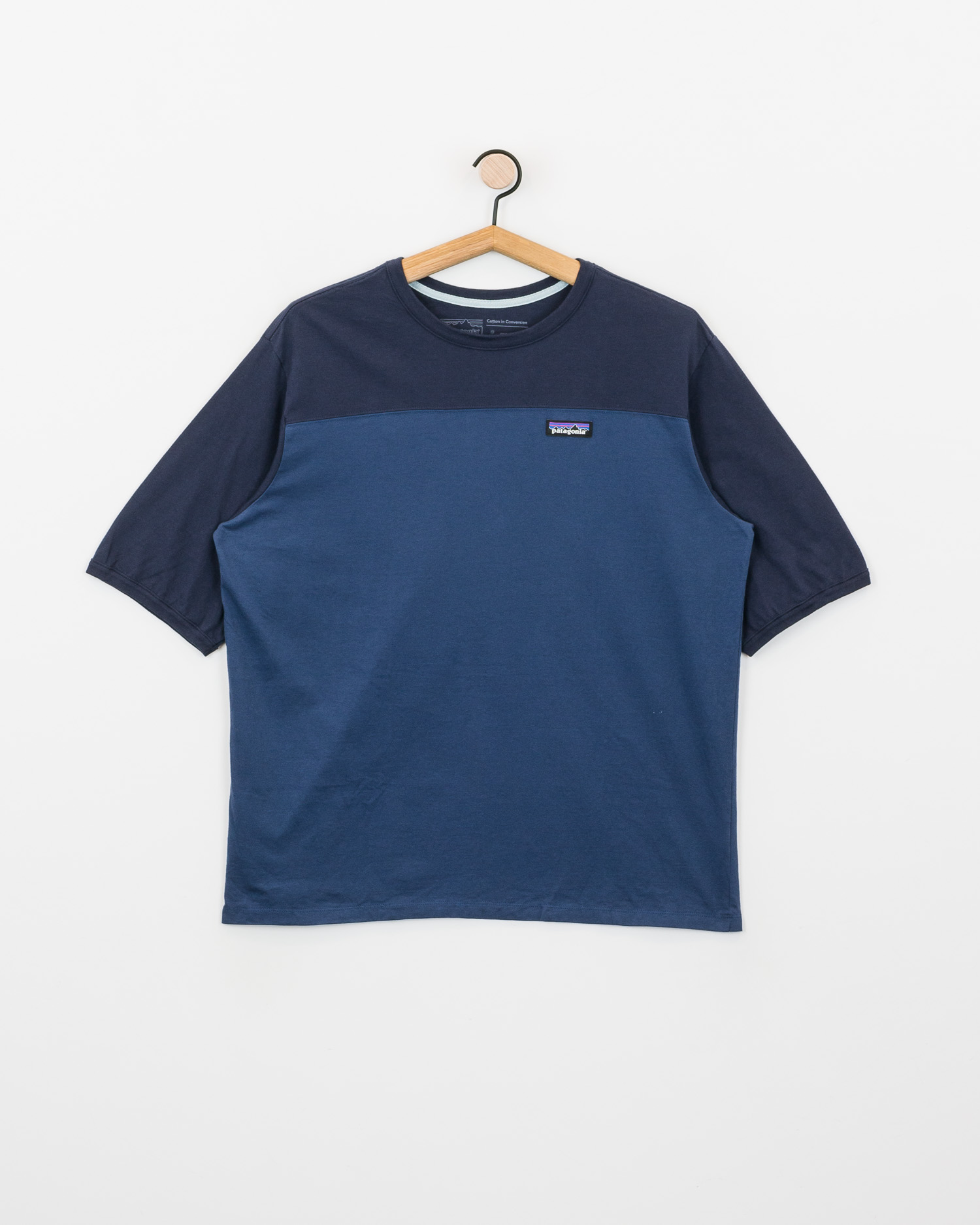 T-shirt Patagonia Cotton In Conversion (stone blue)
