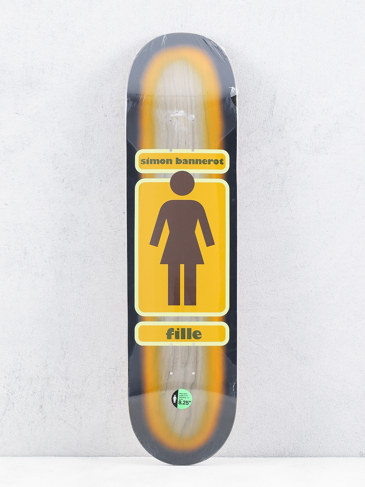 Deck Girl Skateboard Bannerot 93 Til (brown/orange)
