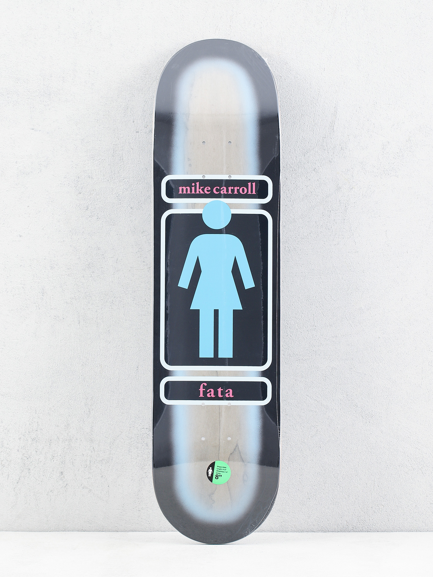 Deck Girl Skateboard Carroll 93 Til (black/blue)