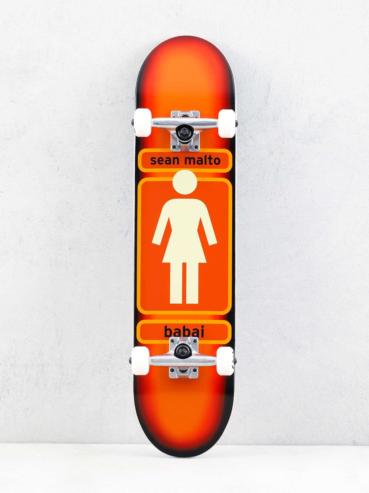 Deskorolka Girl Skateboard Malto 93 Til (black/orange)
