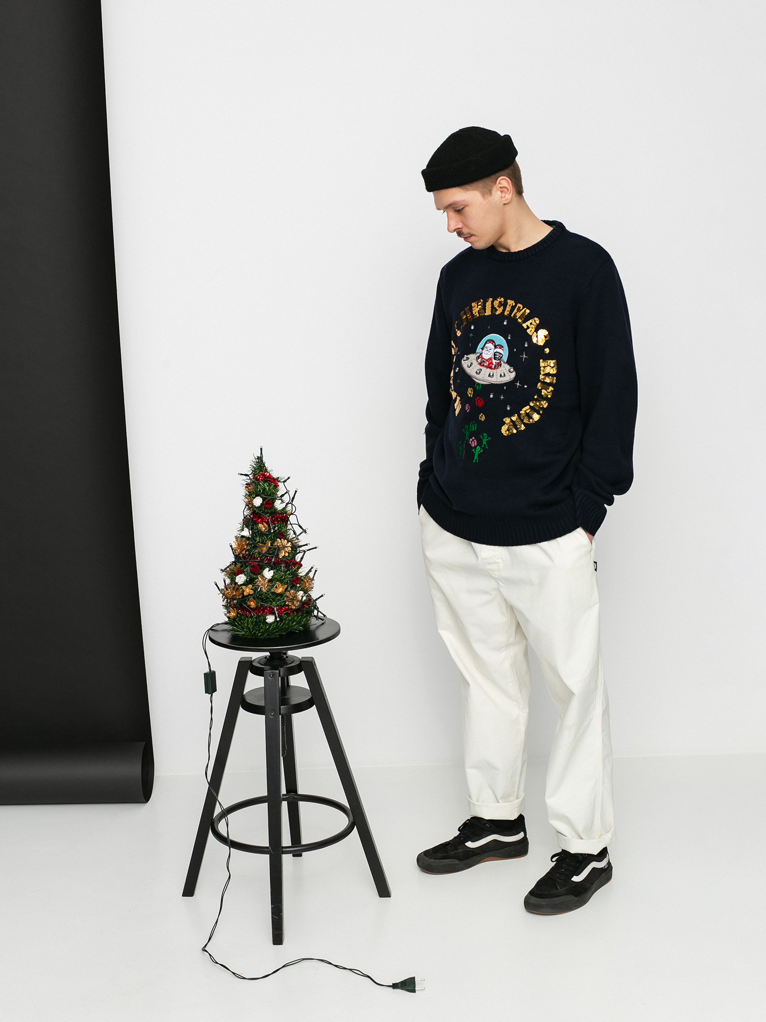 Sweter RipNDip Merry Litmas (black)