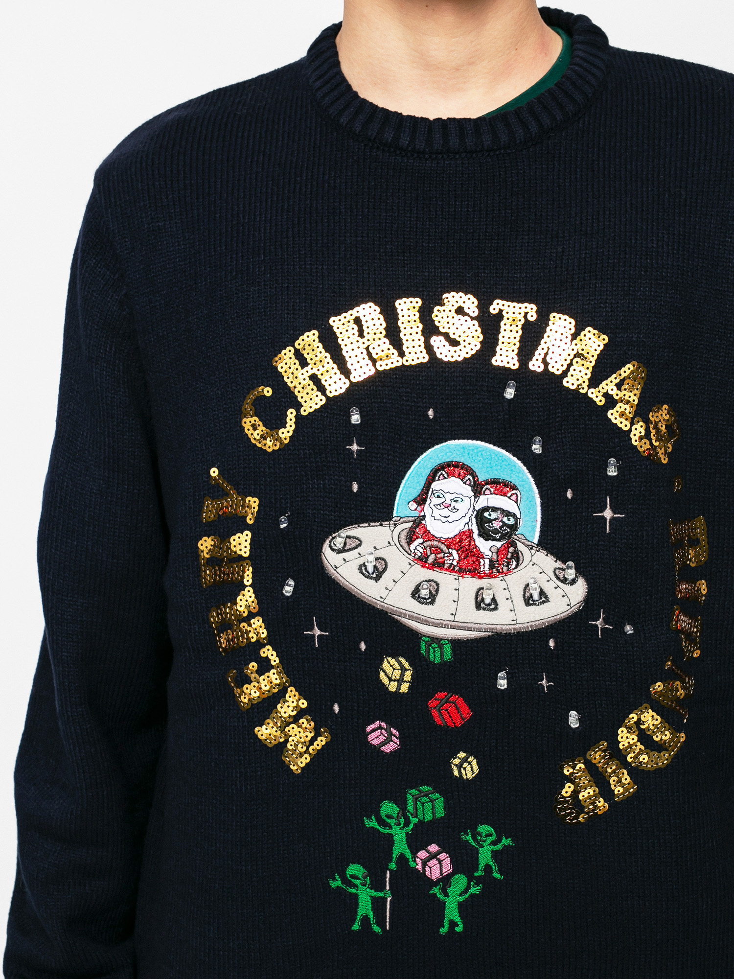 Sweter RipNDip Merry Litmas (black)